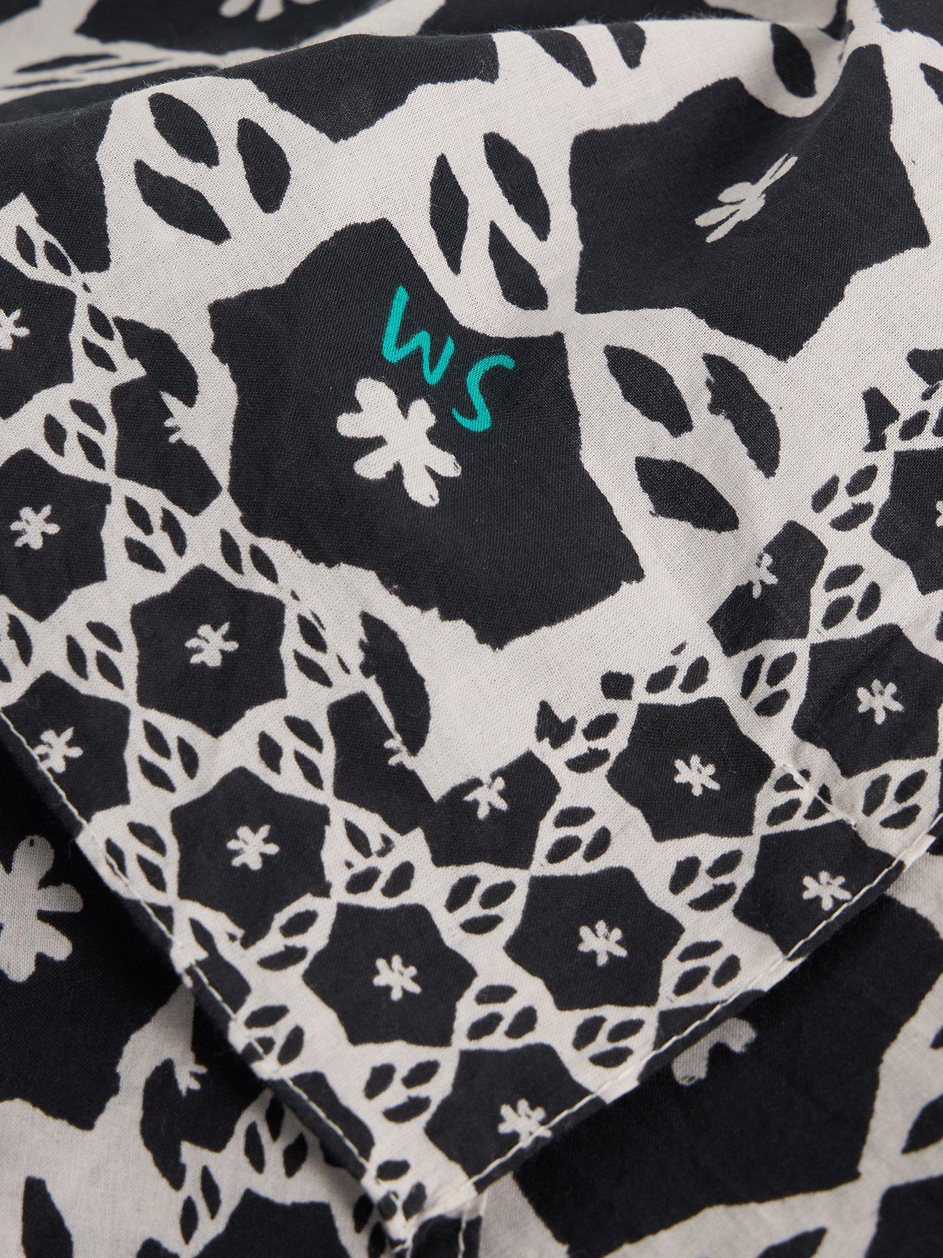 Image 3 of 3 of White Stuff Ellie Square Printed Scarf
