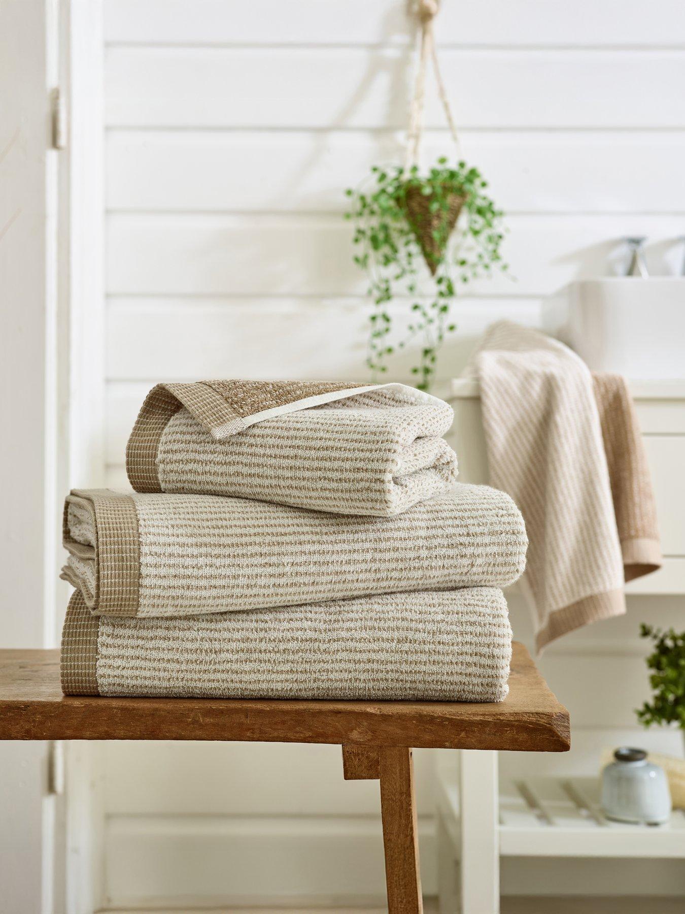 The Lyndon Co TLC Willow Weave Stripe Towel Collection