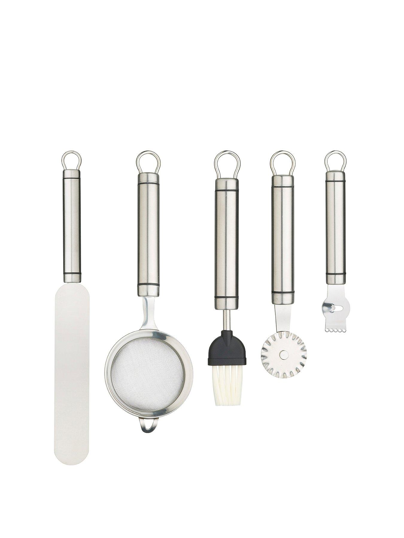 KitchenCraft Stainless Steel Professional Kitchen Tools - Set of 5
