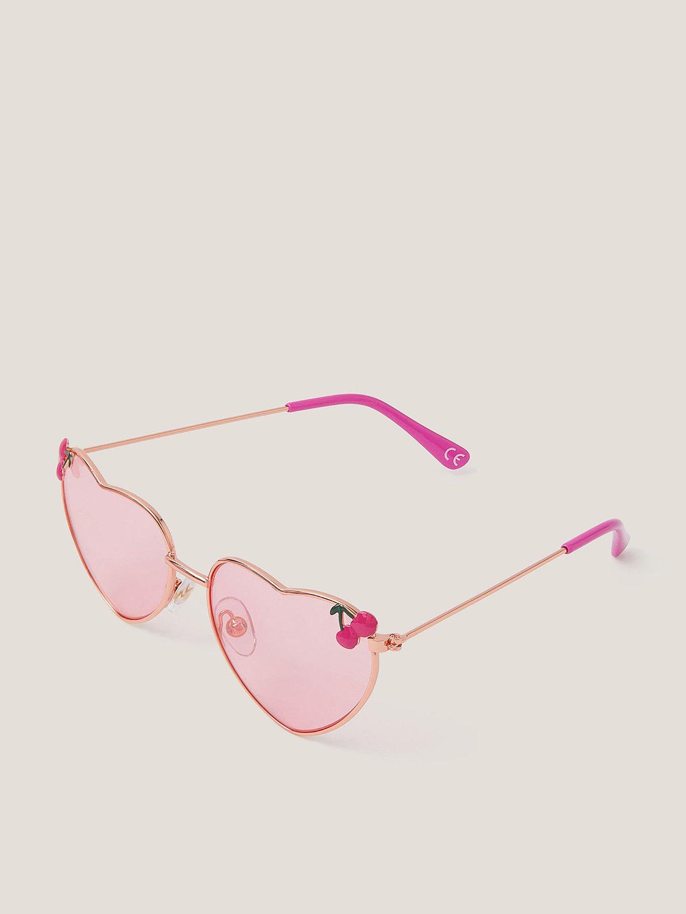 Monsoon Girls Cherry Heart Sunglasses - Multi