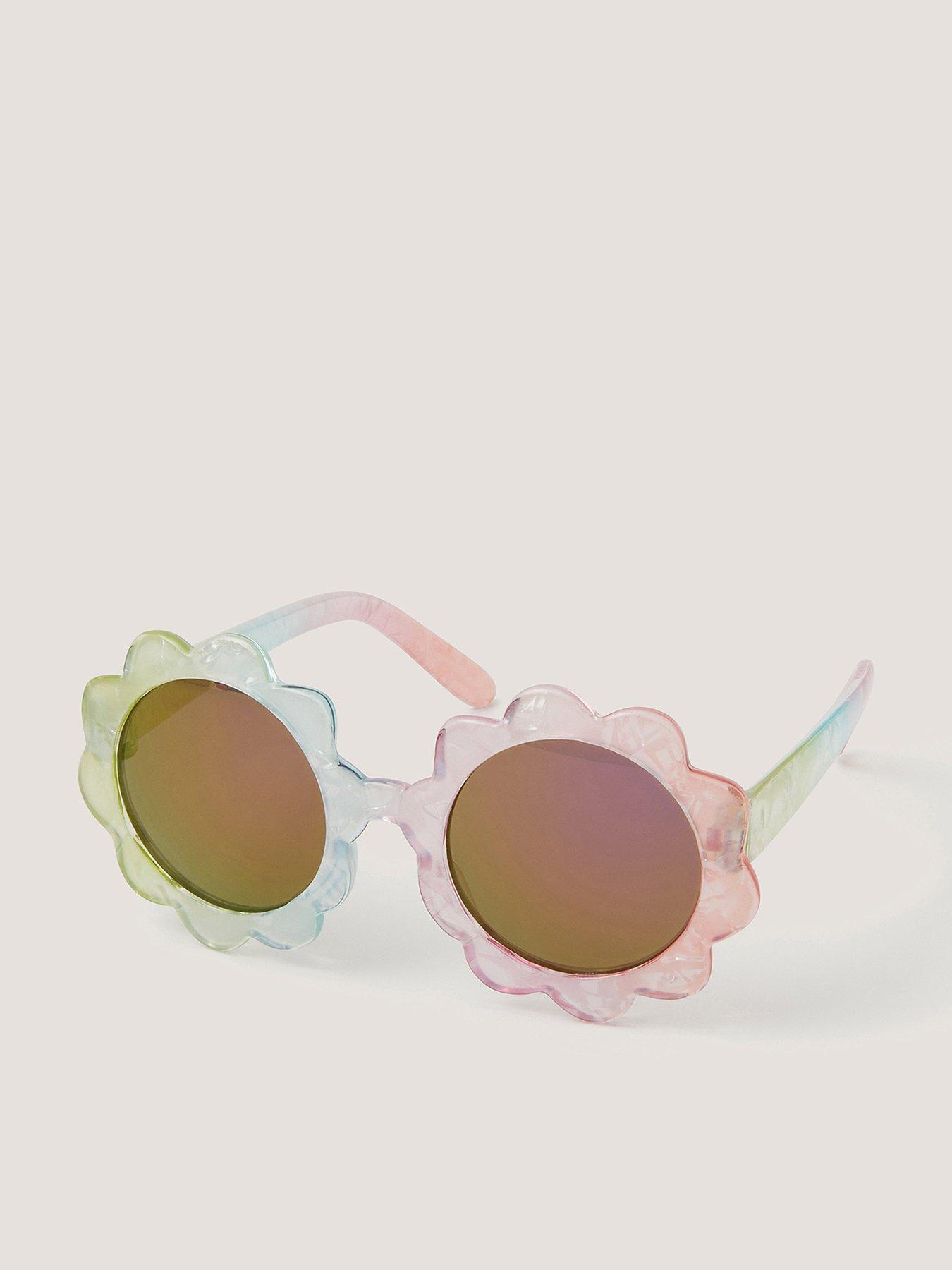 Monsoon Baby Girls Rainbow Flower Sunglasses - Multi