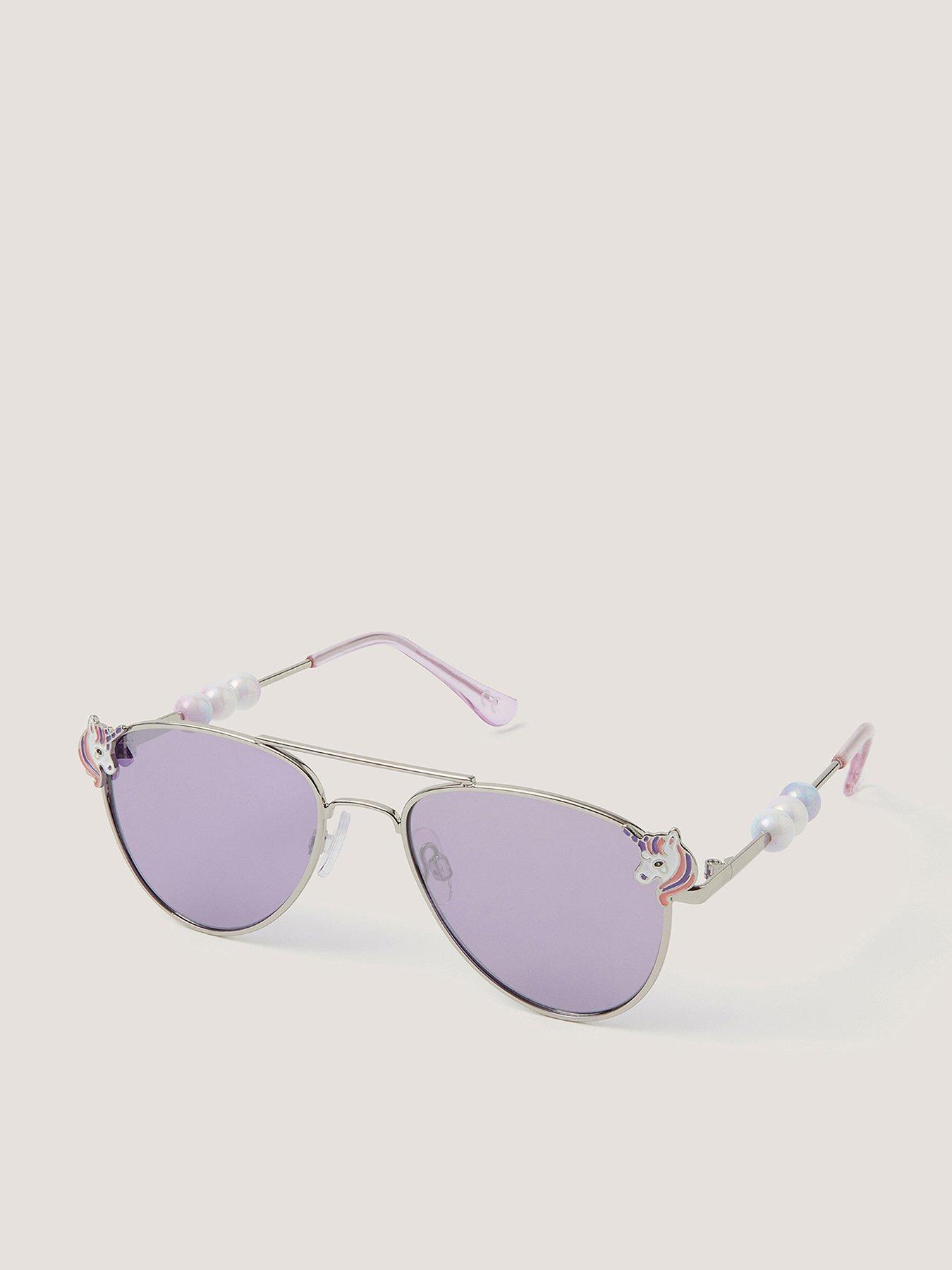 Monsoon Girls Magical Unicorn Metal Sunglasses - Pink