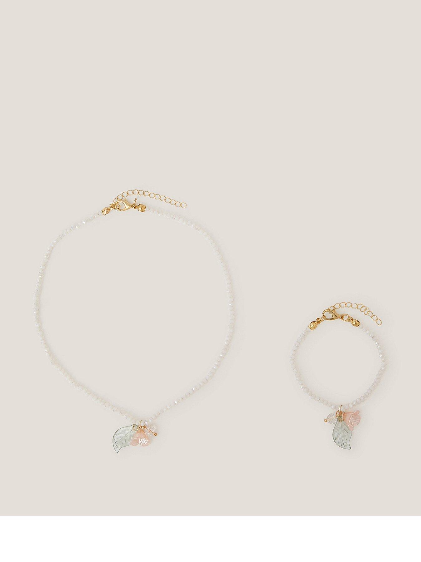 Monsoon Girls Tulip Flower Jewel Set - Multi