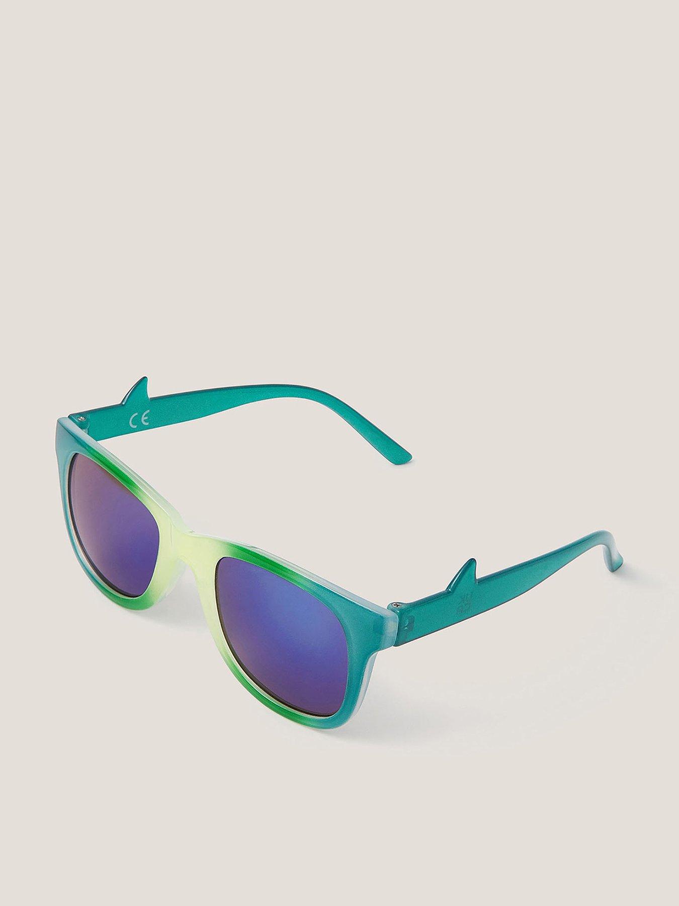 Monsoon Boys Ombre Shark Sunglasses - Green