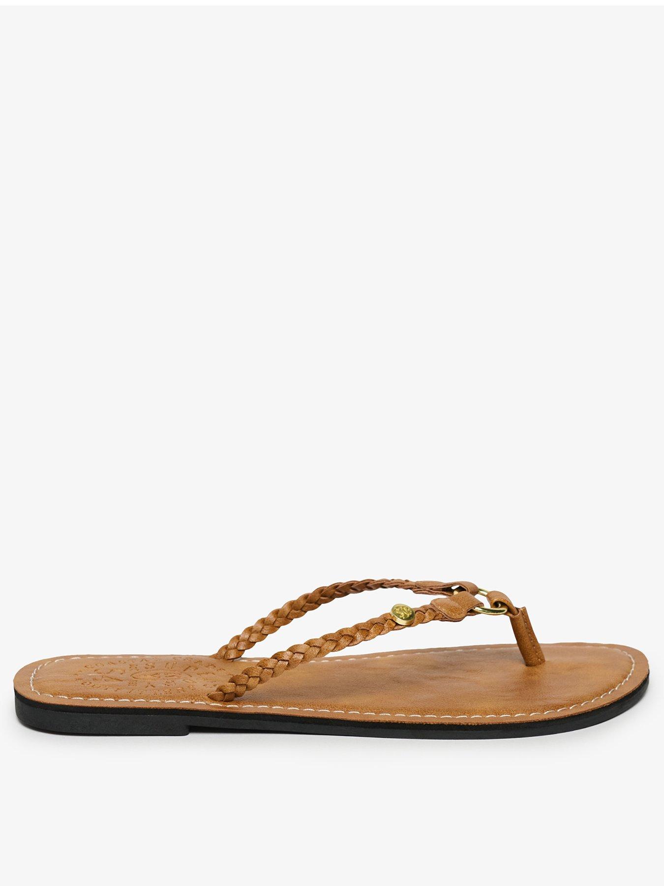 Image 1 of 7 of Superdry Sdry Essential Flip Flop - Brown