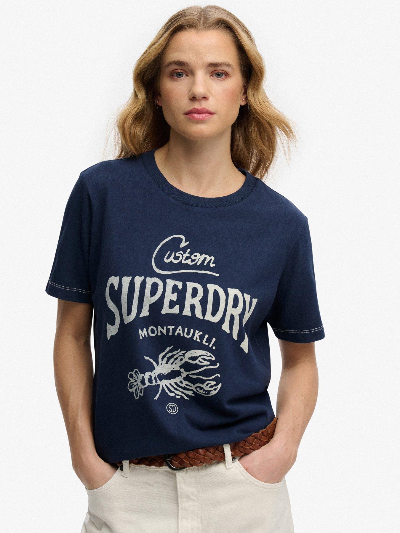 Superdry Heritage Hamptons T-Shirt - Blue