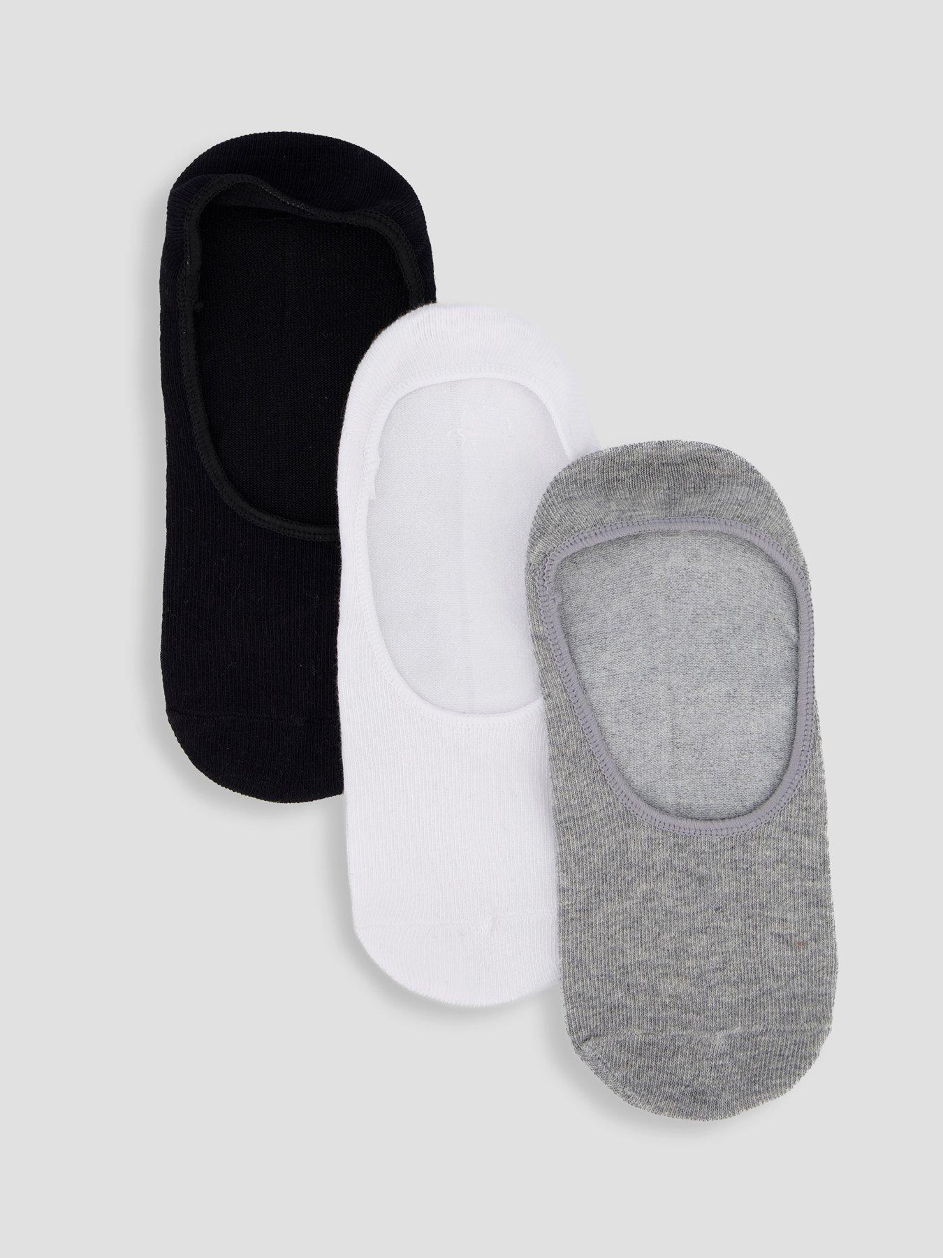 Image 1 of 3 of The Very Collection 3 Pack Invisible Trainer Liner Socks - Black
