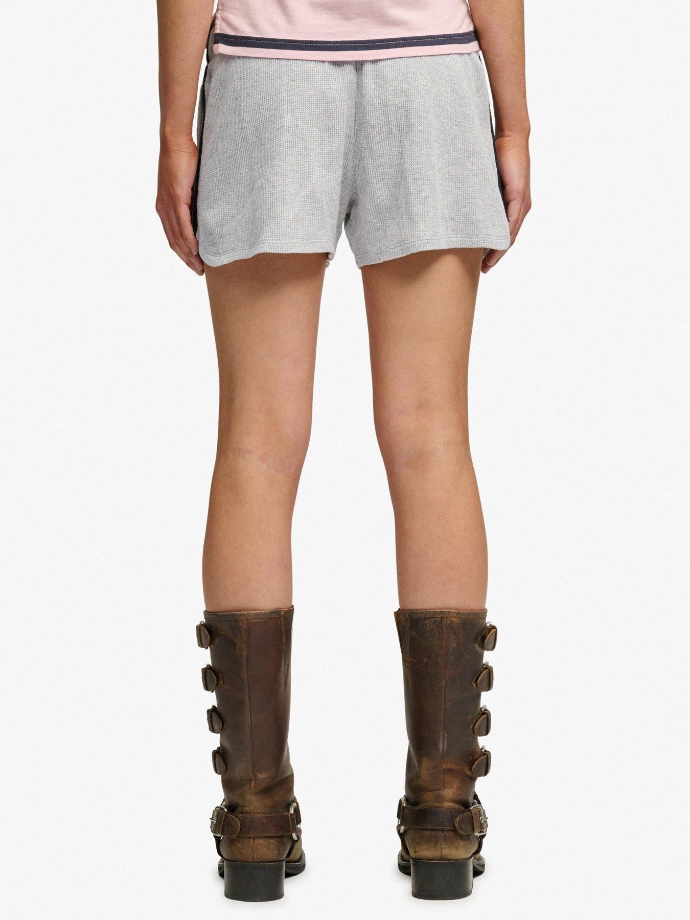 Image 2 of 7 of Superdry Ath Ess Waffle Retro Short - Grey