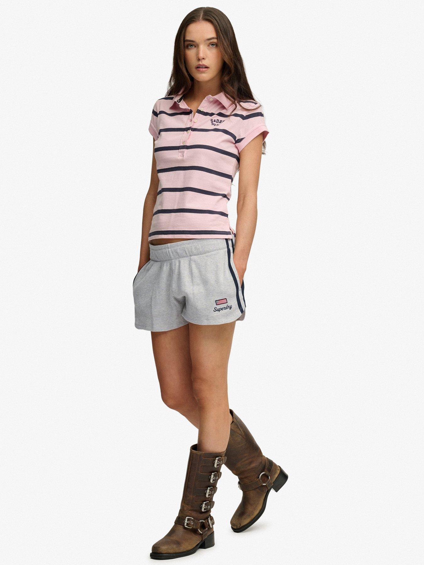 Image 3 of 7 of Superdry Ath Ess Waffle Retro Short - Grey