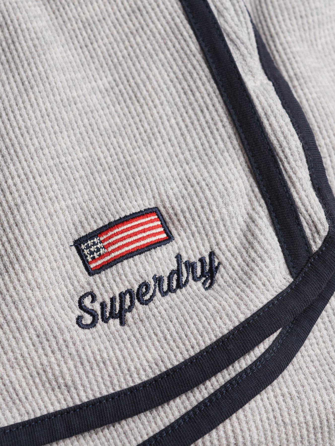 Image 7 of 7 of Superdry Ath Ess Waffle Retro Short - Grey