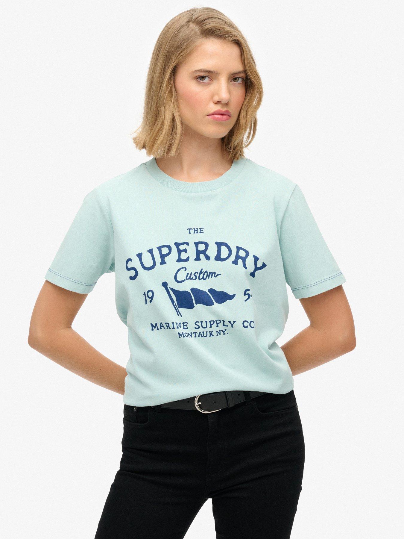 Superdry Heritage Hamptons T-Shirt - Blue