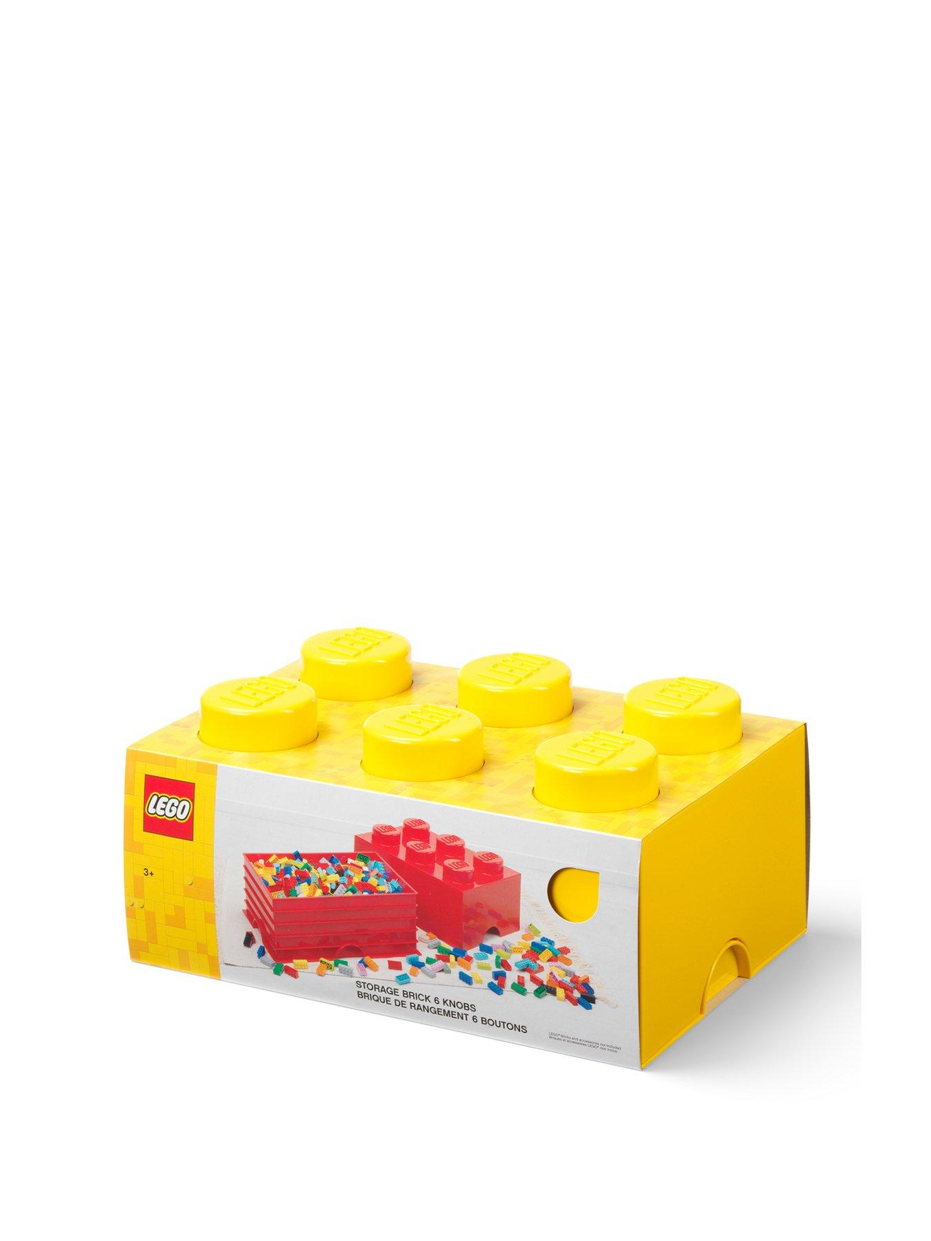 LEGO Storage Brick 6 - Yellow