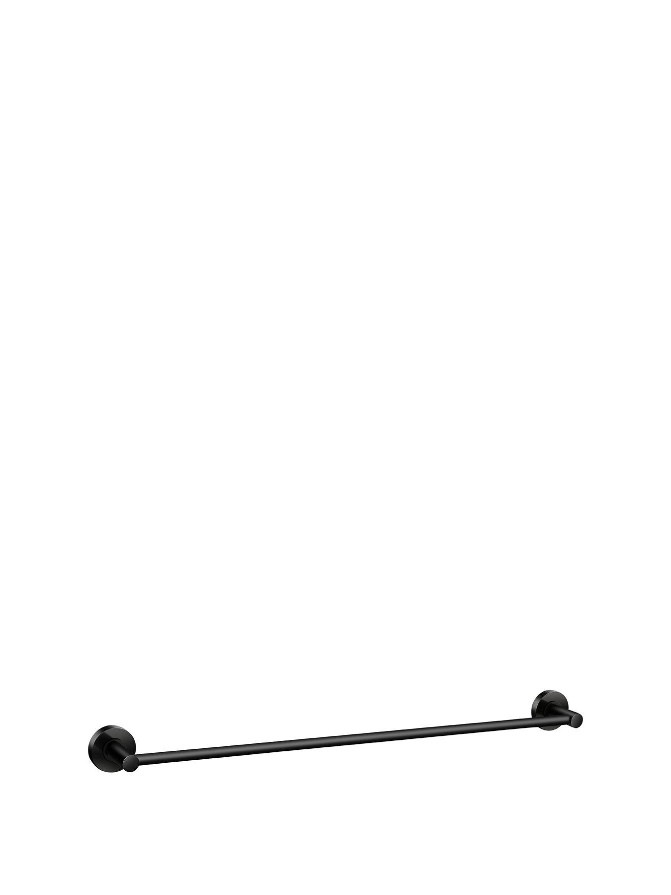 AQUALONA Towel Rail 450mm Black