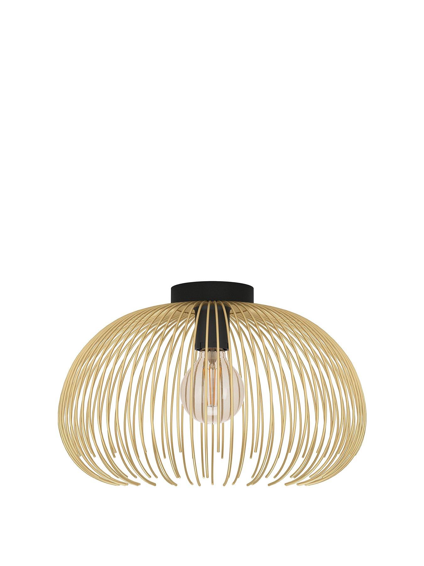 Image 2 of 4 of Eglo Eglo Venezuela Spherical Gold & Black Ceiling Light