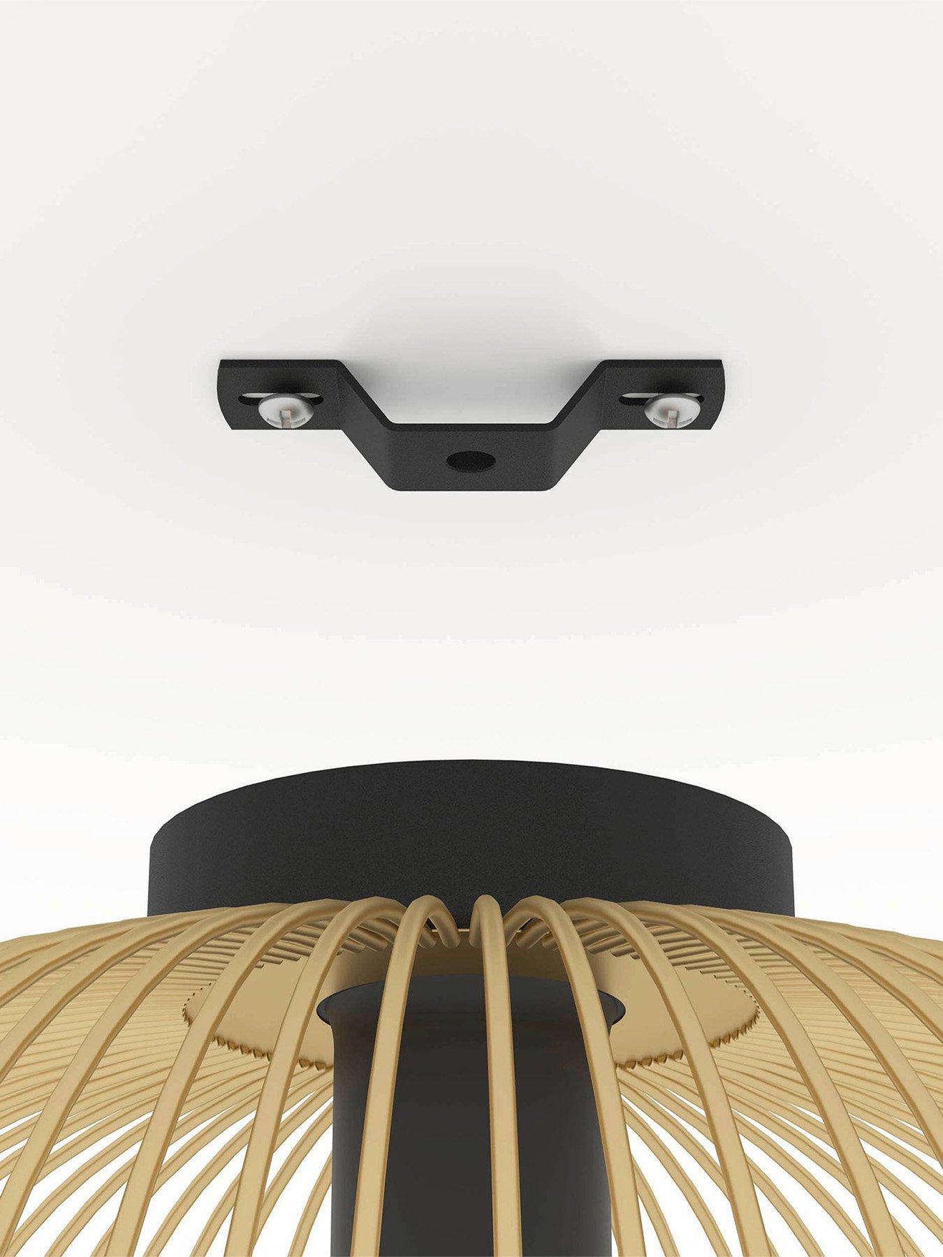 Image 3 of 4 of Eglo Eglo Venezuela Spherical Gold & Black Ceiling Light