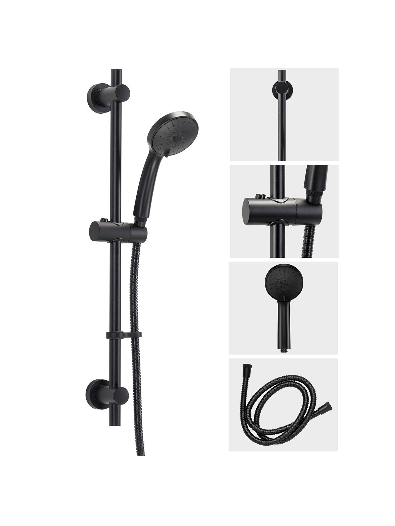 Croydex Presion Pressure Boost 5 Function Shower Set Black
