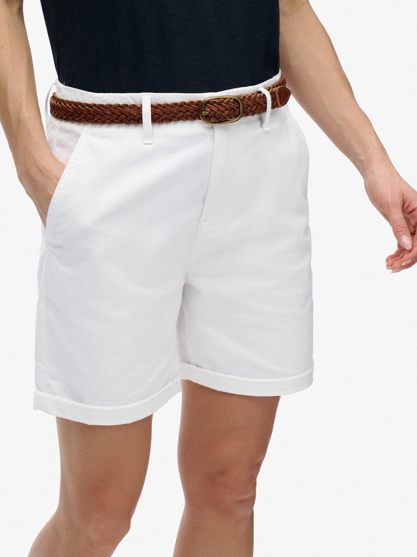 Superdry Women's White Shorts - Image 2