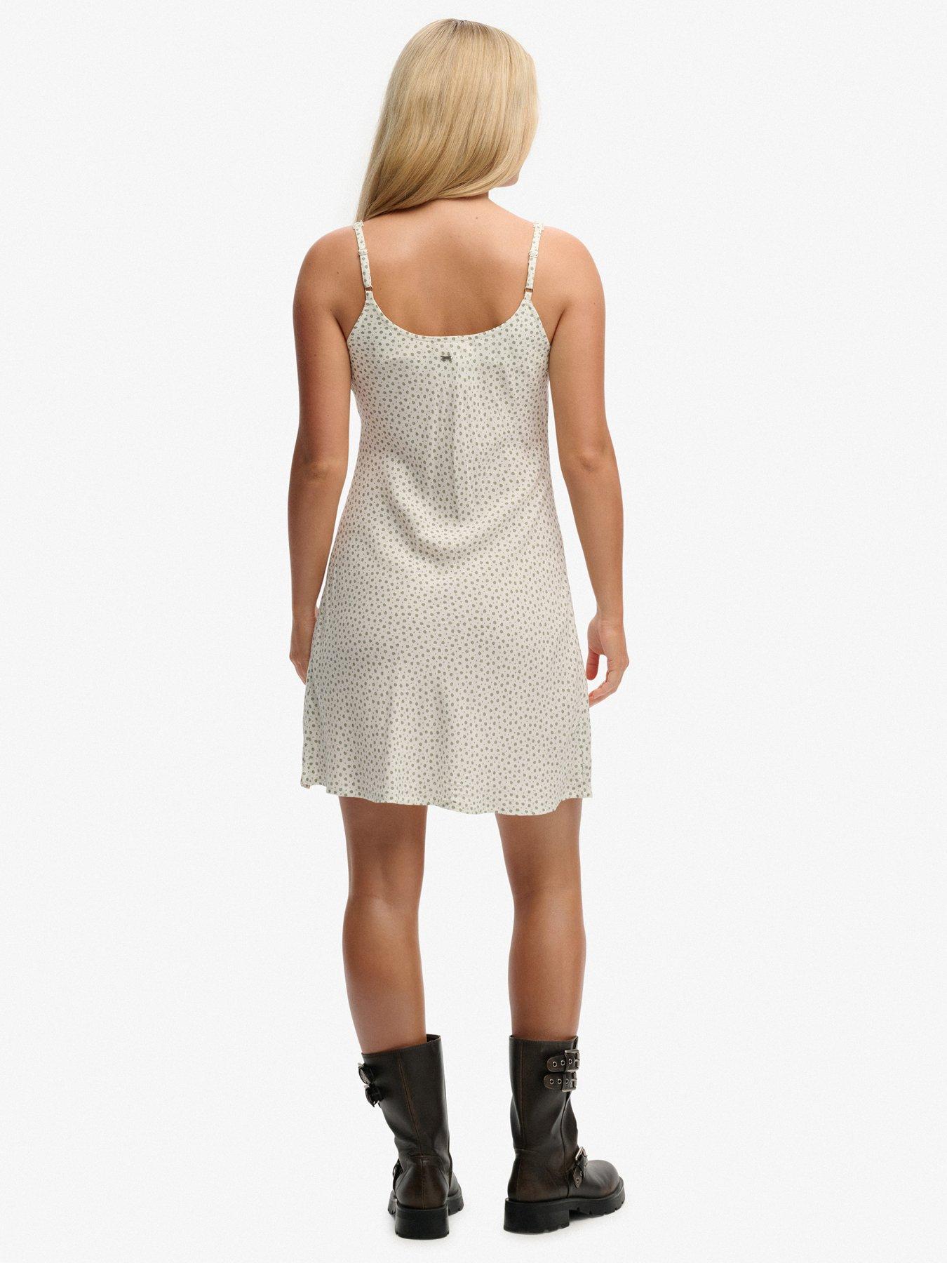 Superdry Printed Cami Mini Dress - Green | Very