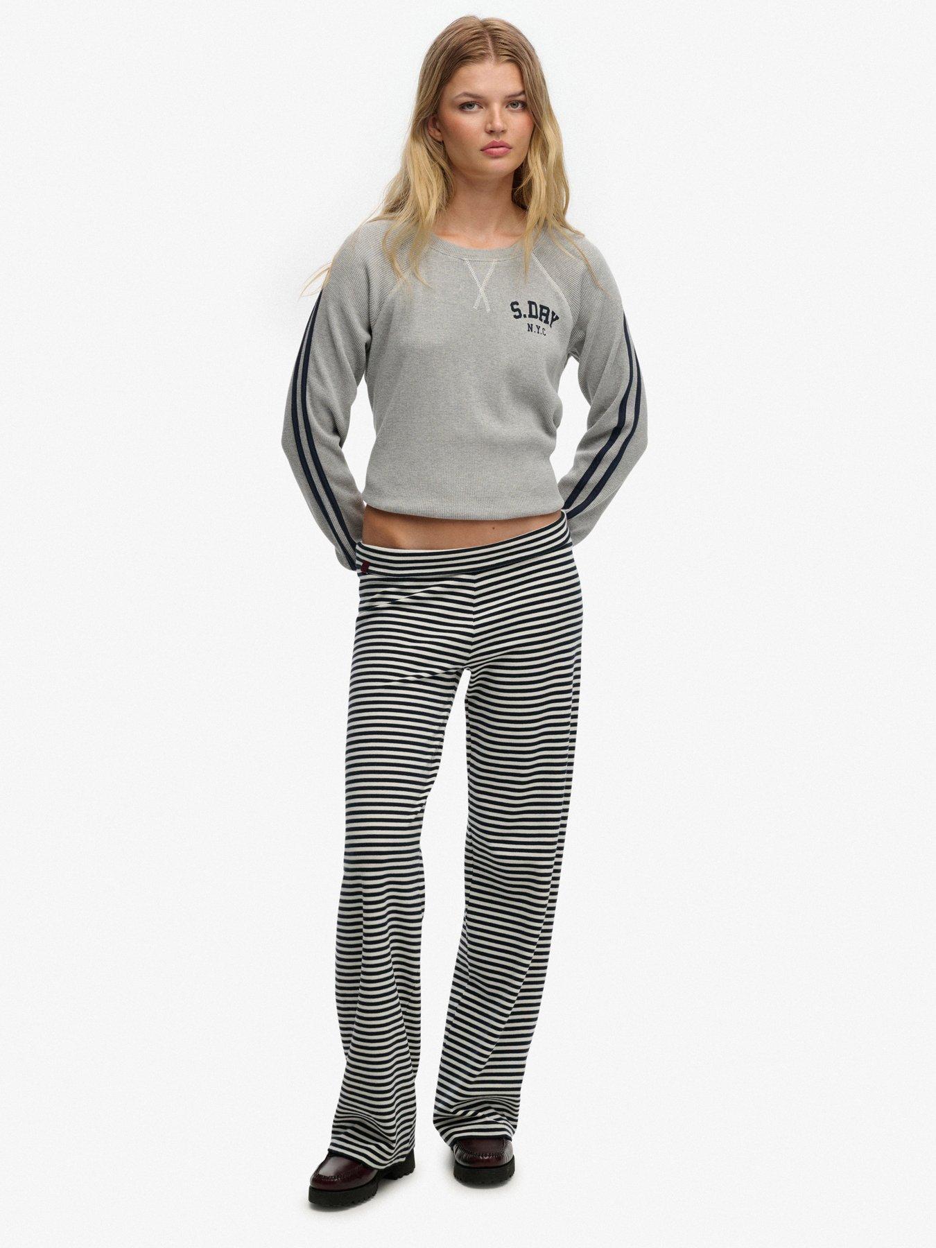 Image 5 of 5 of Superdry Athletic Essentials Fold Over Joggers - Blue