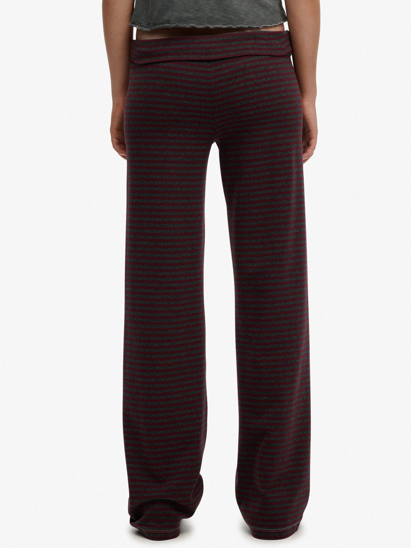 Image 2 of 4 of Superdry Athletic Essentials Fold Over Joggers - Red