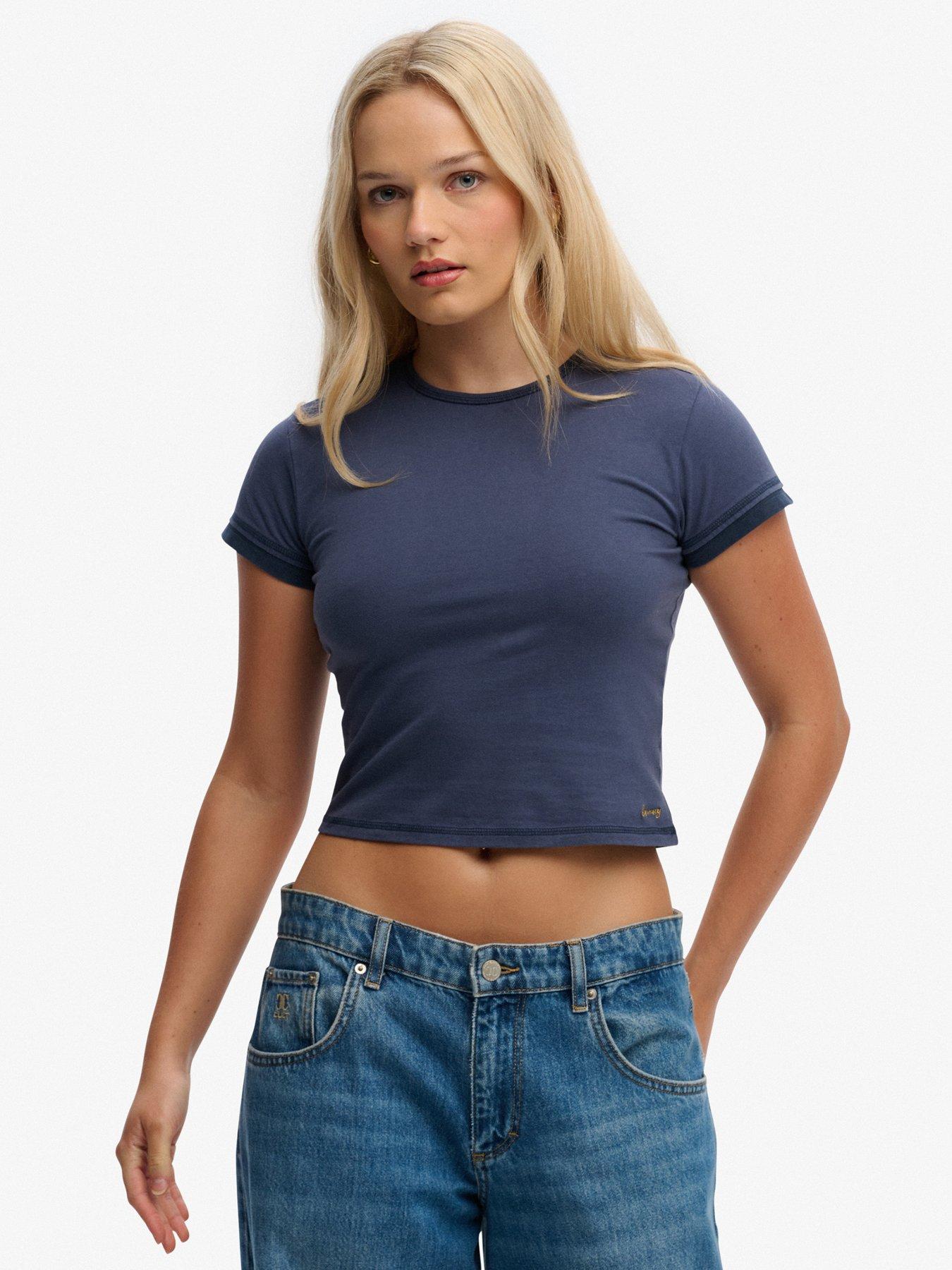 Superdry Athletic Essentials Layered Top - Blue