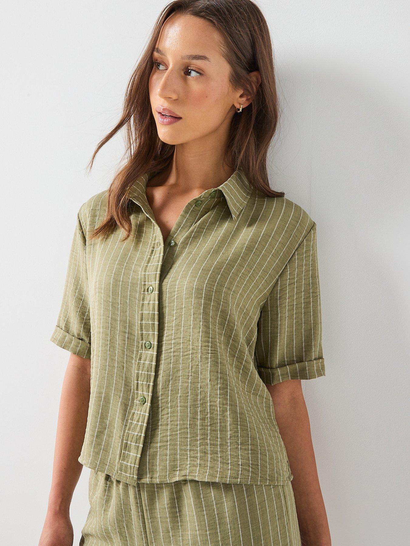 JDY Jdypower S/s Short Shirt Wvn Noos