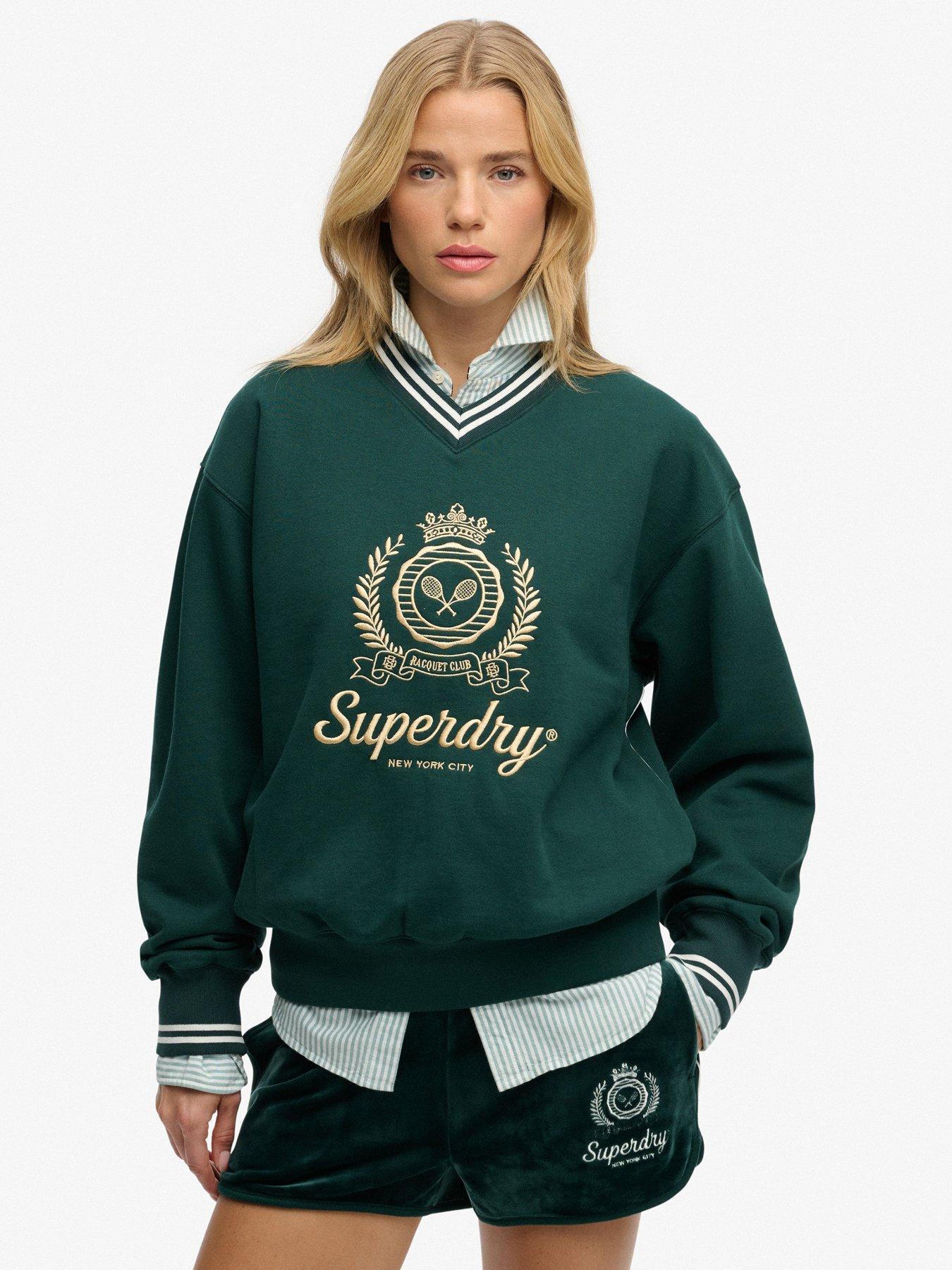 Superdry Women's Green Sweatshirt Woman Country Club Loose - Image 2