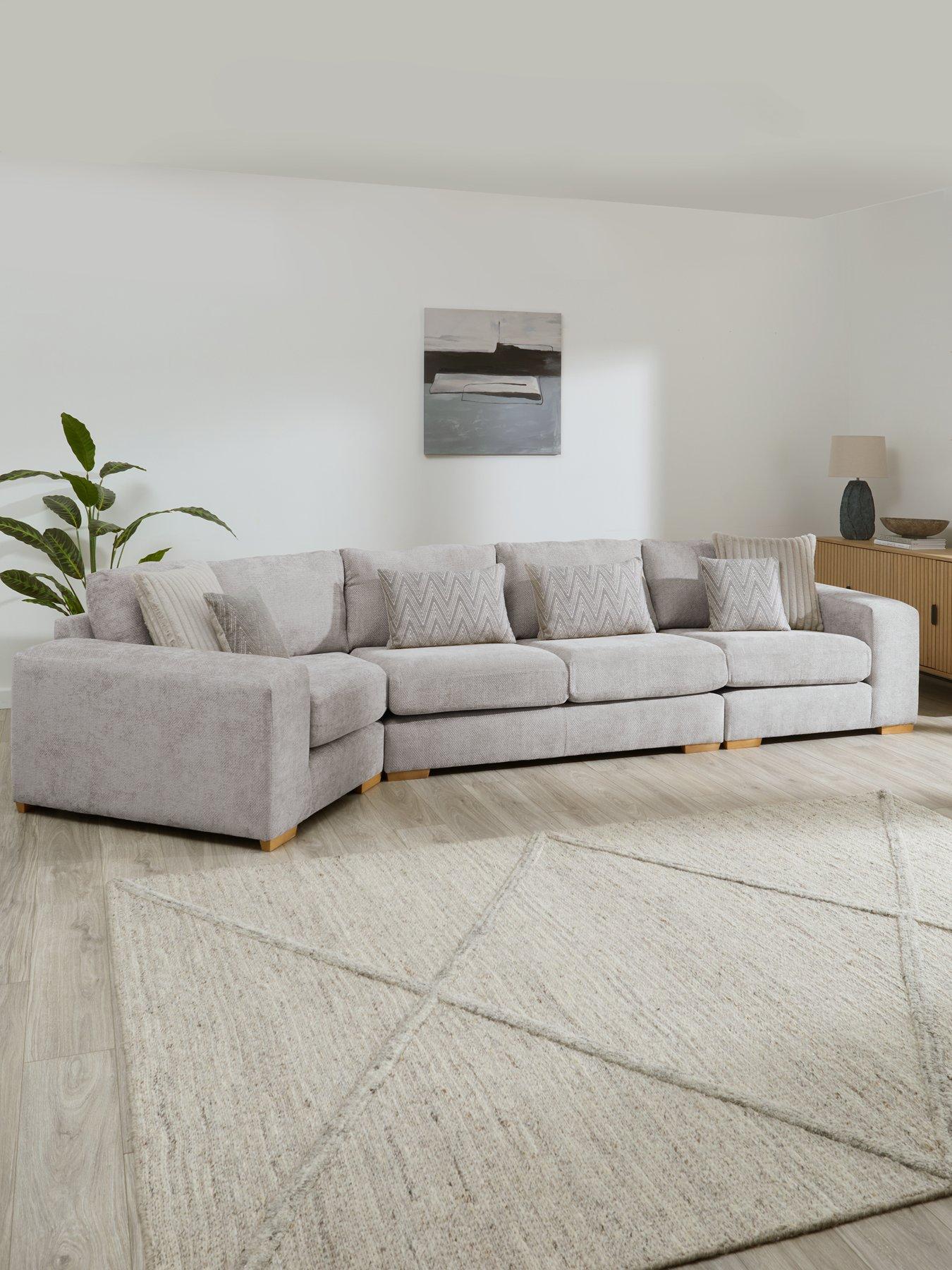 The Very Collection Broadgate Large Left Hand Cozy Modular Sofa - Made to Order in the UK