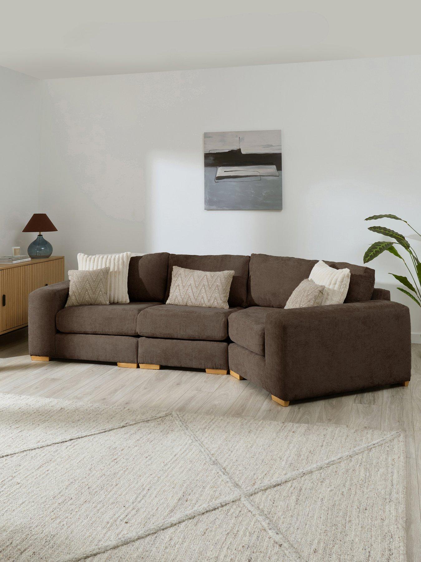 The Very Collection Broadgate Right Hand Cozy Modular Sofa - Made to Order in the UK