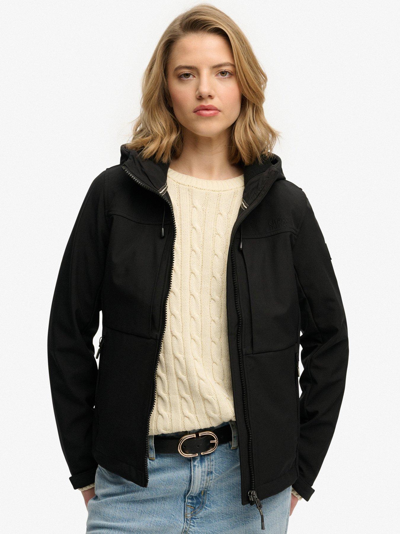 Superdry Hooded Classic Trekker Jacket - Black