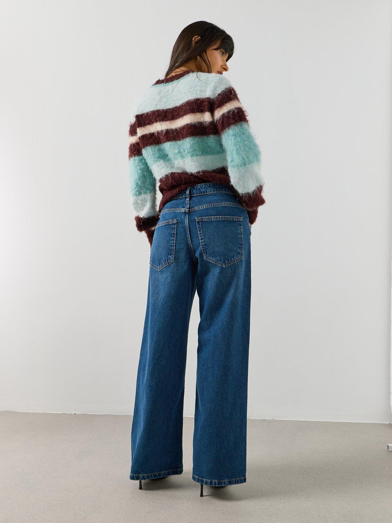 Image 6 of 6 of Mango Mid-rise Straight Jeans - Blue