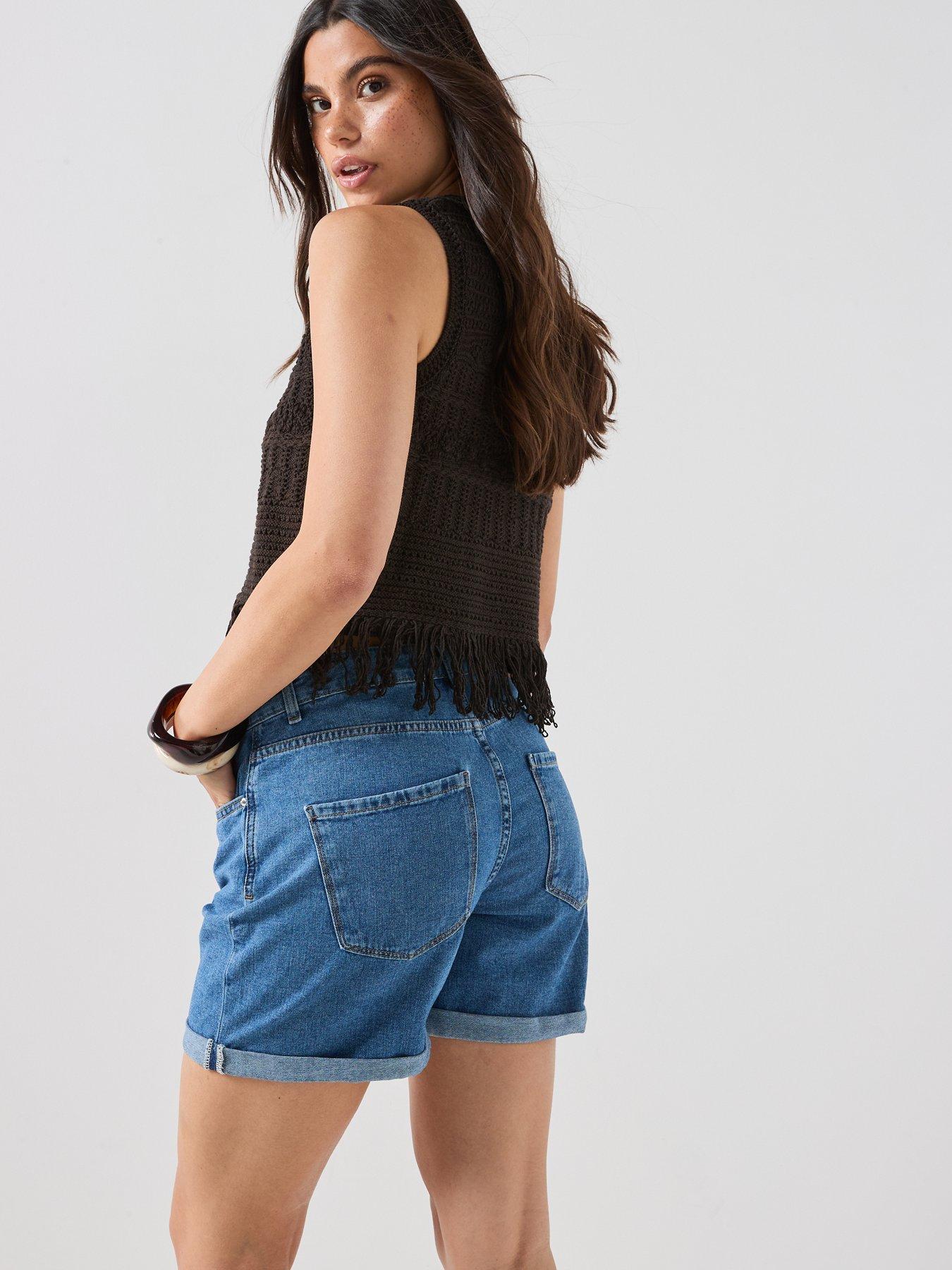 Image 5 of 5 of Only Onlalix Sleeveless Fringe Knit Waistcoat - Mole