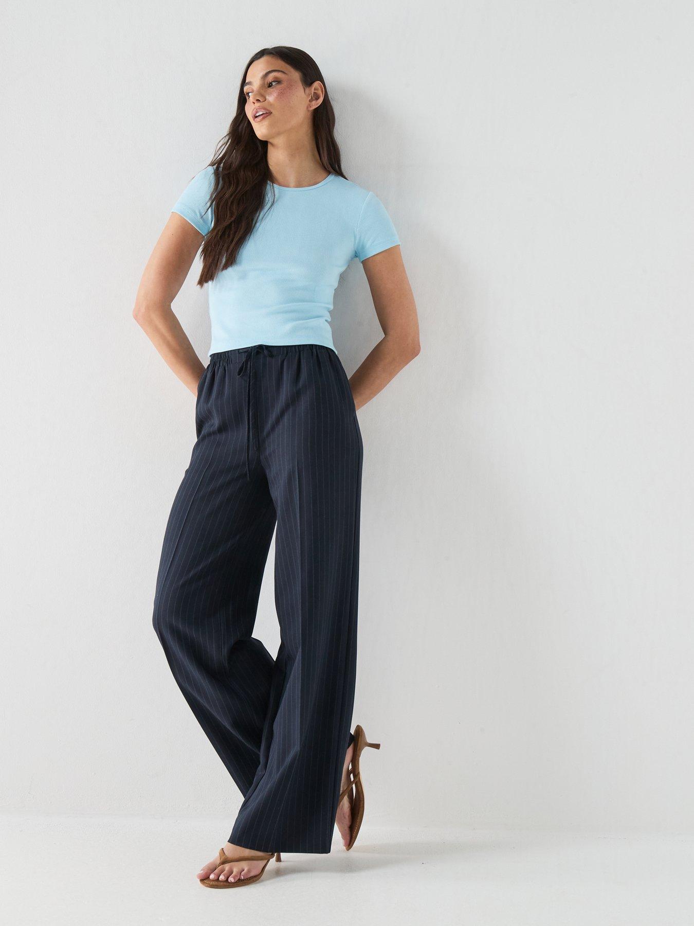 Image 3 of 6 of Vero Moda Short Sleeve Top - Blue