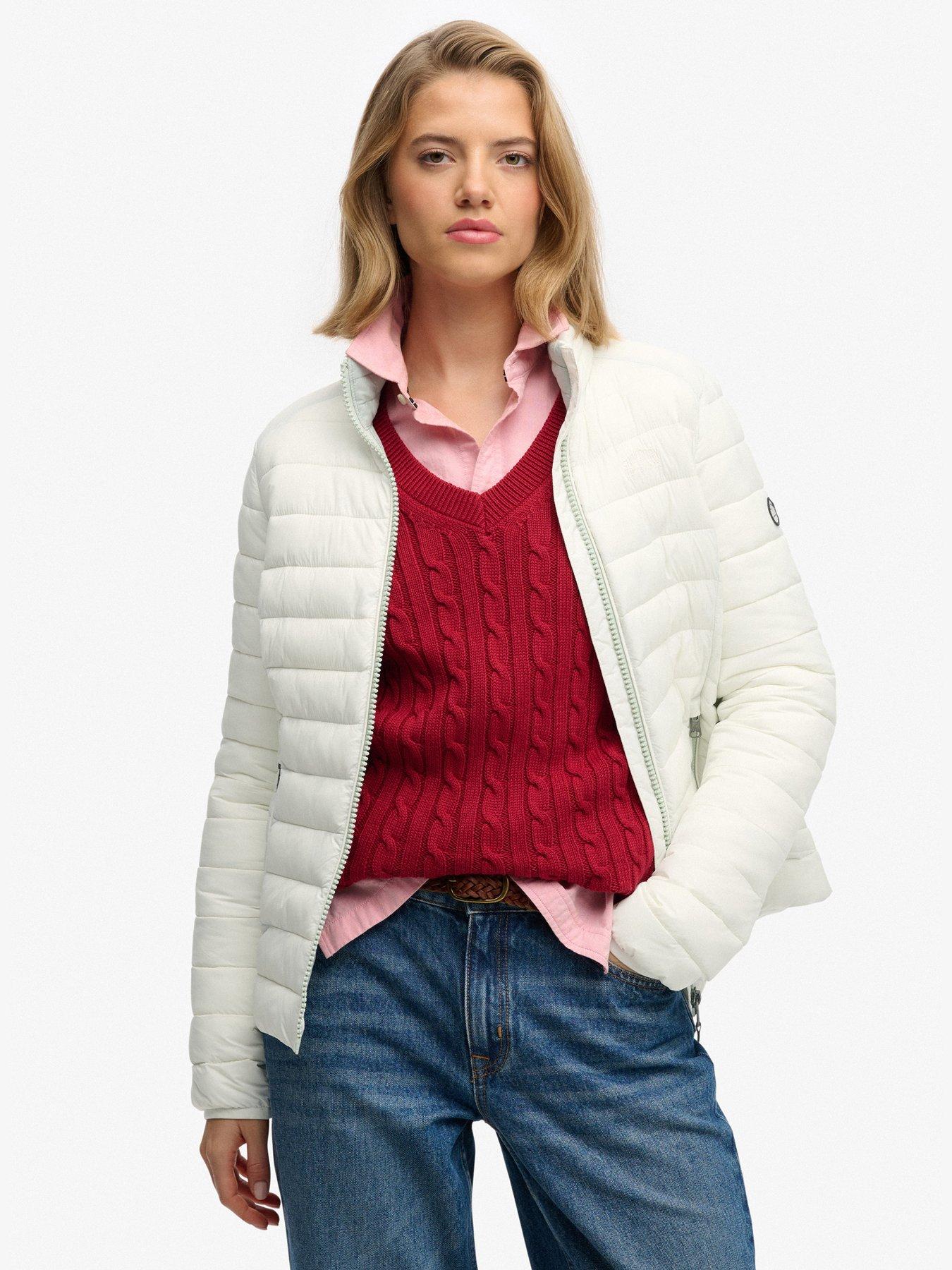 Superdry Fuji Lite Padded Jacket - White