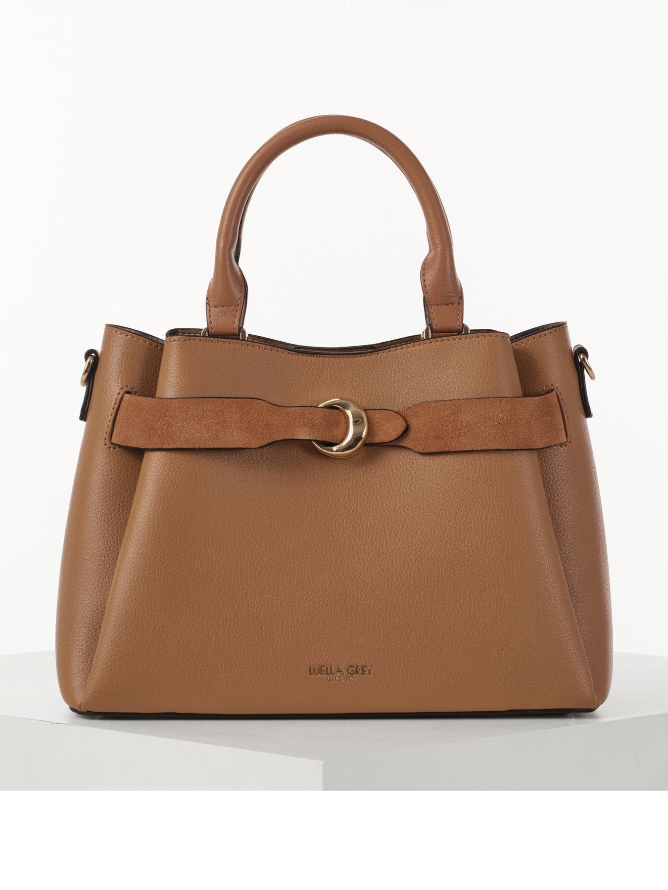 Luella Grey Roxy Medium Tote In Camel