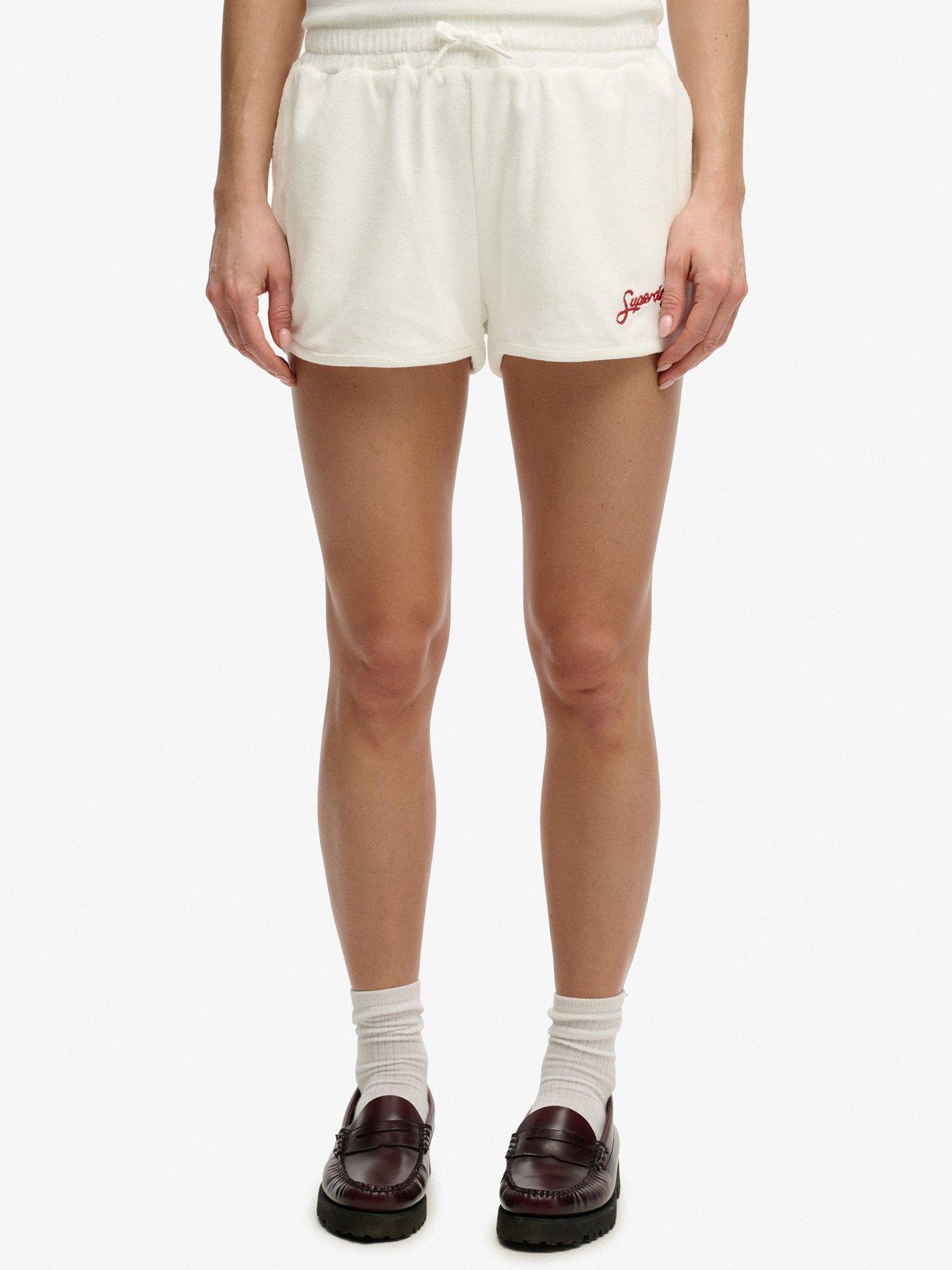 Superdry Heritage Terry Shorts - Cream