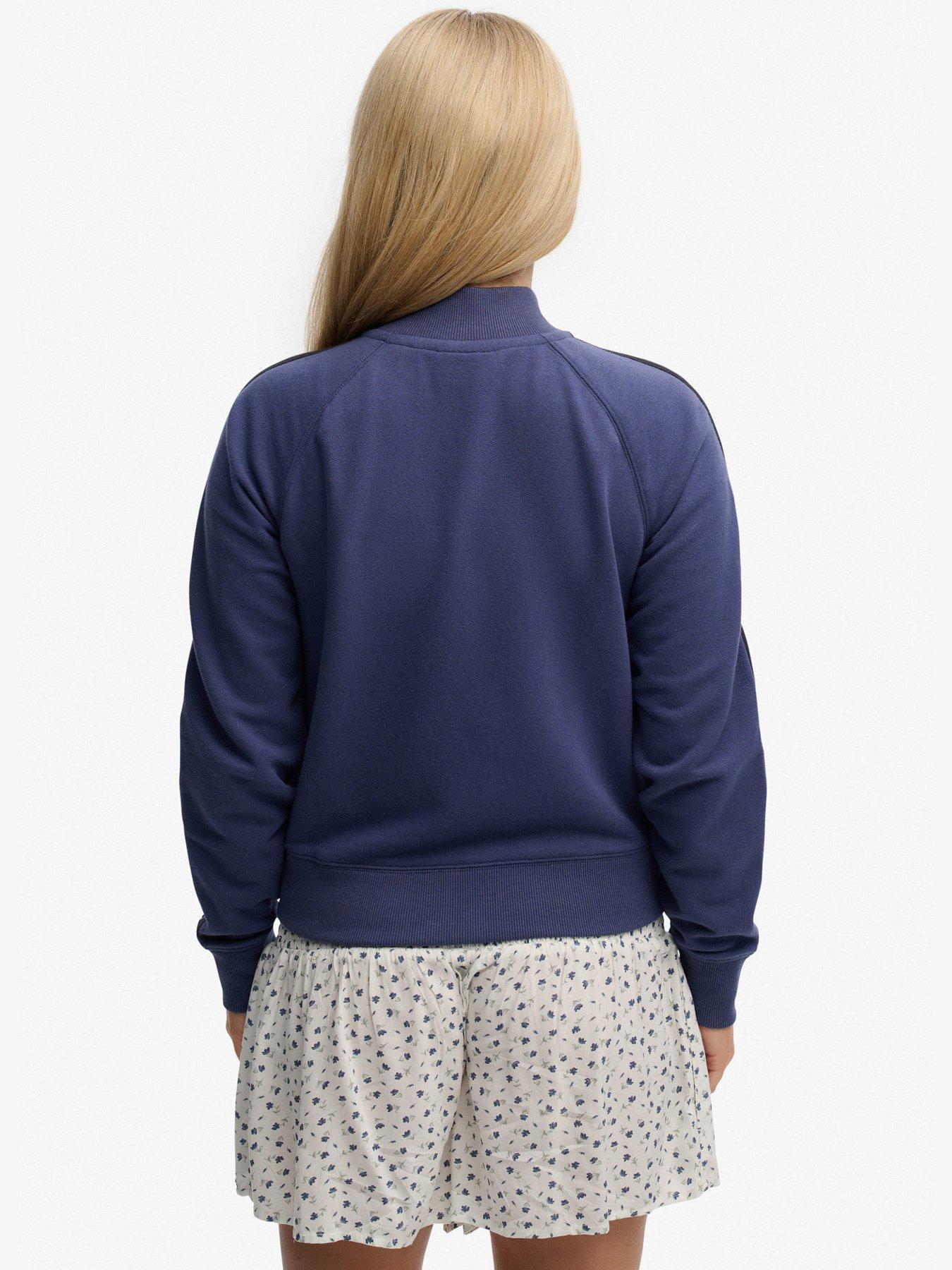 Image 2 of 6 of Superdry Athletic Essentials Zip Through Track Top - Blue