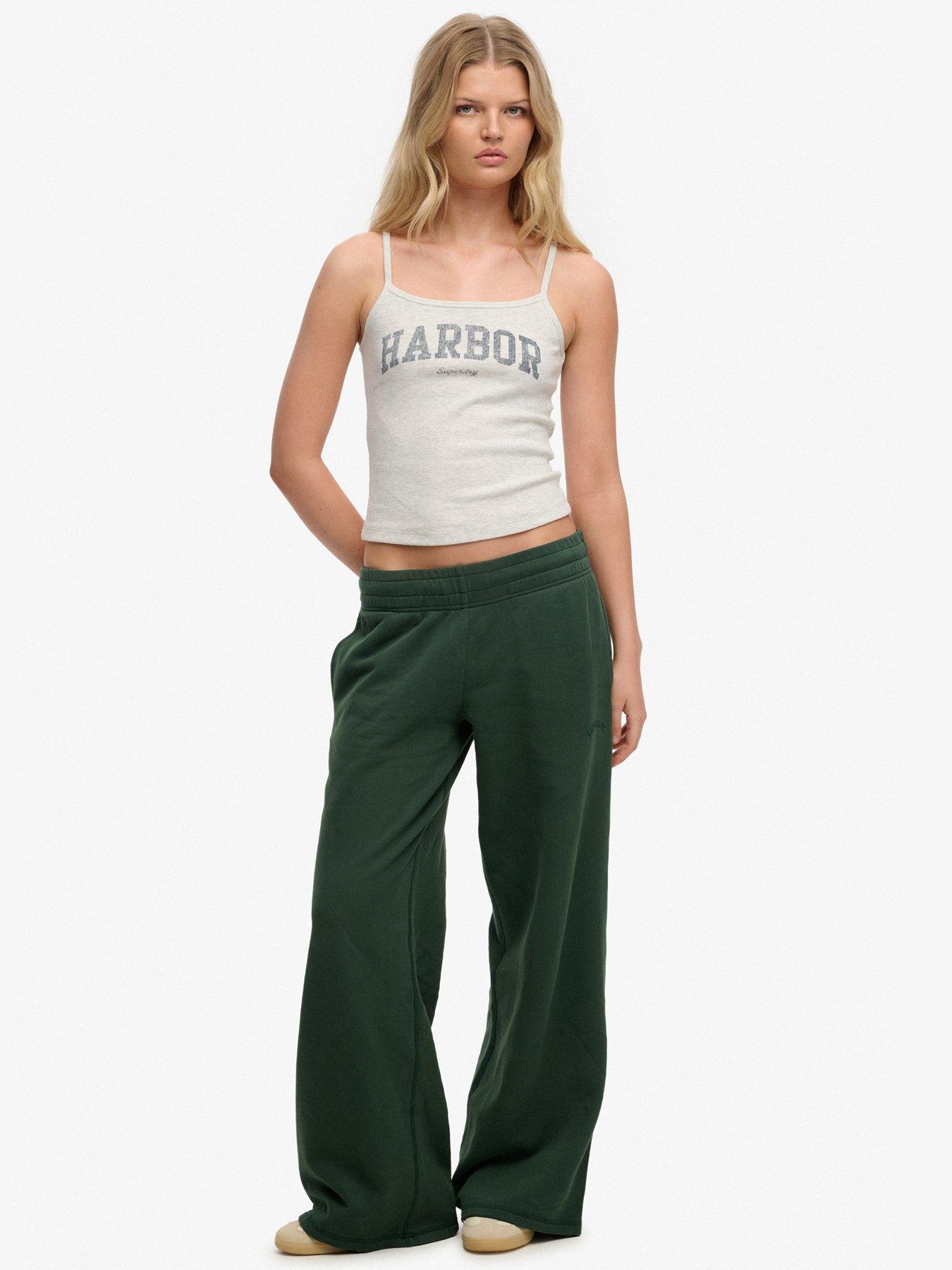 Image 3 of 5 of Superdry Athletic Essentials Graphic Print Cami Top - Grey