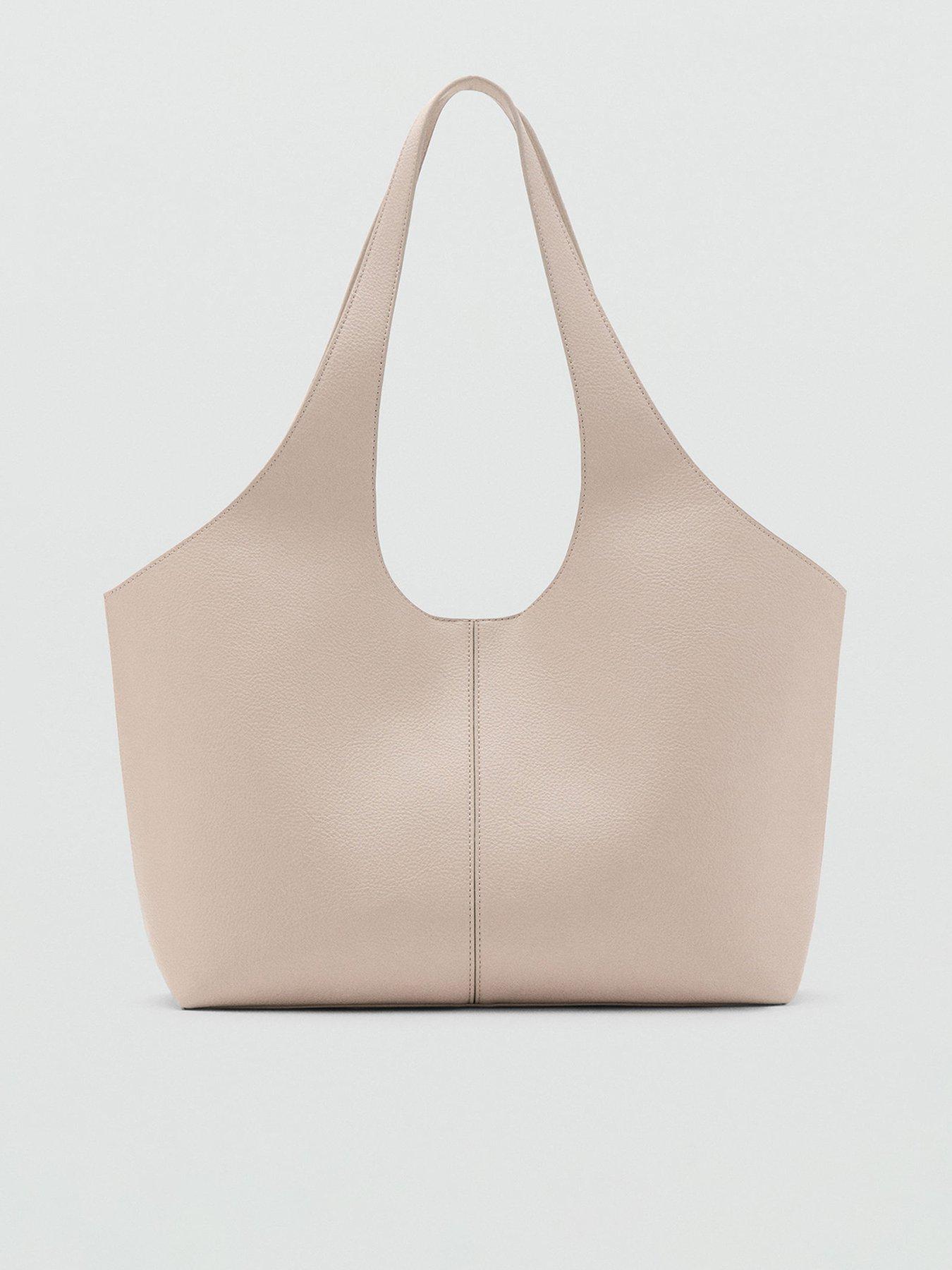 Mango Large Shopper Bag - Cream