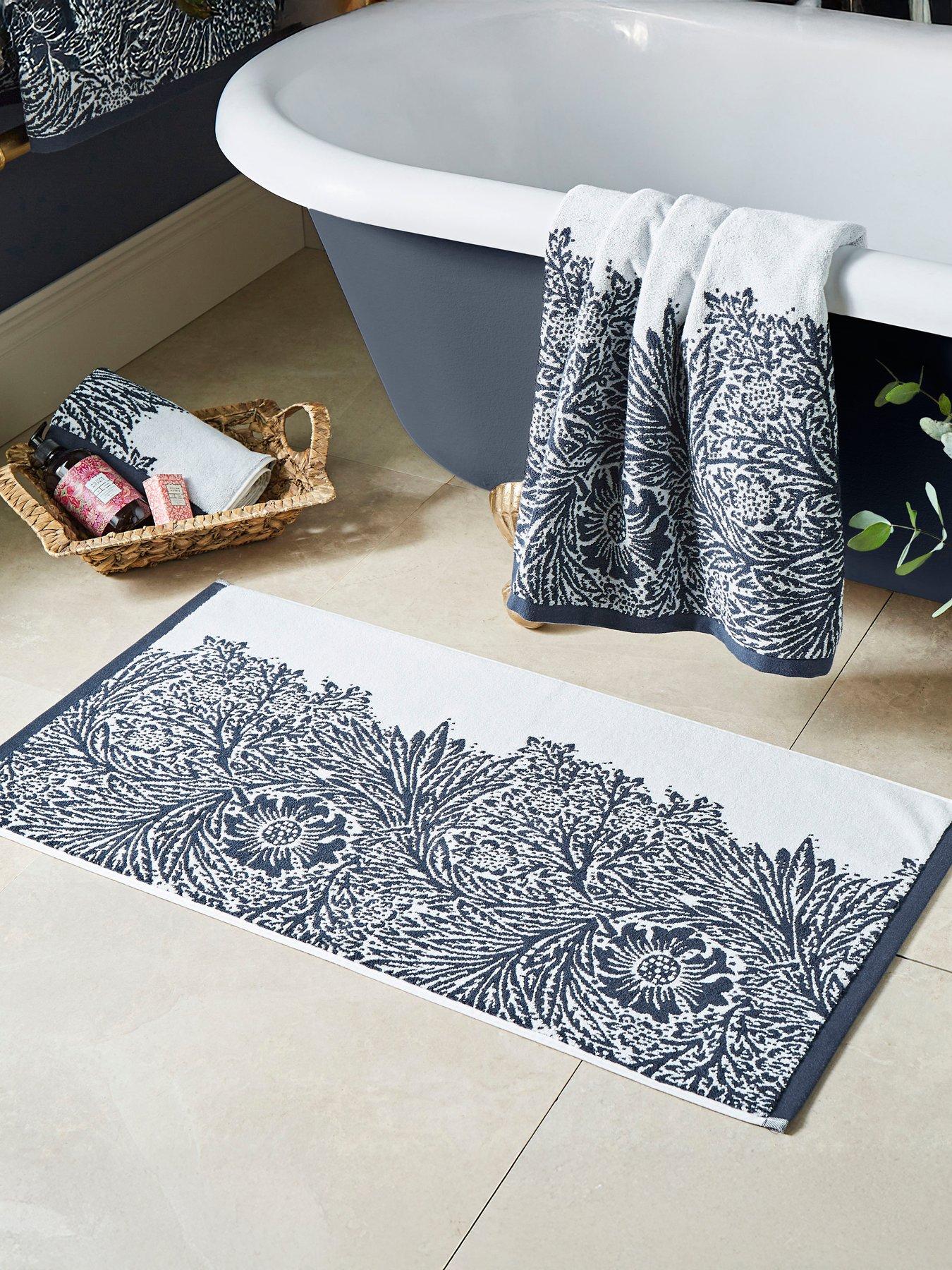 William Morris at Home Marigold 100% Cotton 50x90cm Bath Mat