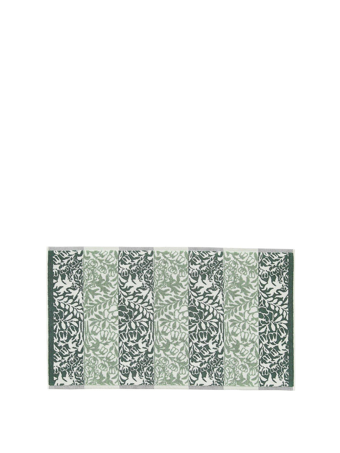 Image 2 of 3 of William Morris at Home Rose Stripe 100% Cotton 50x90cm Bath Mat