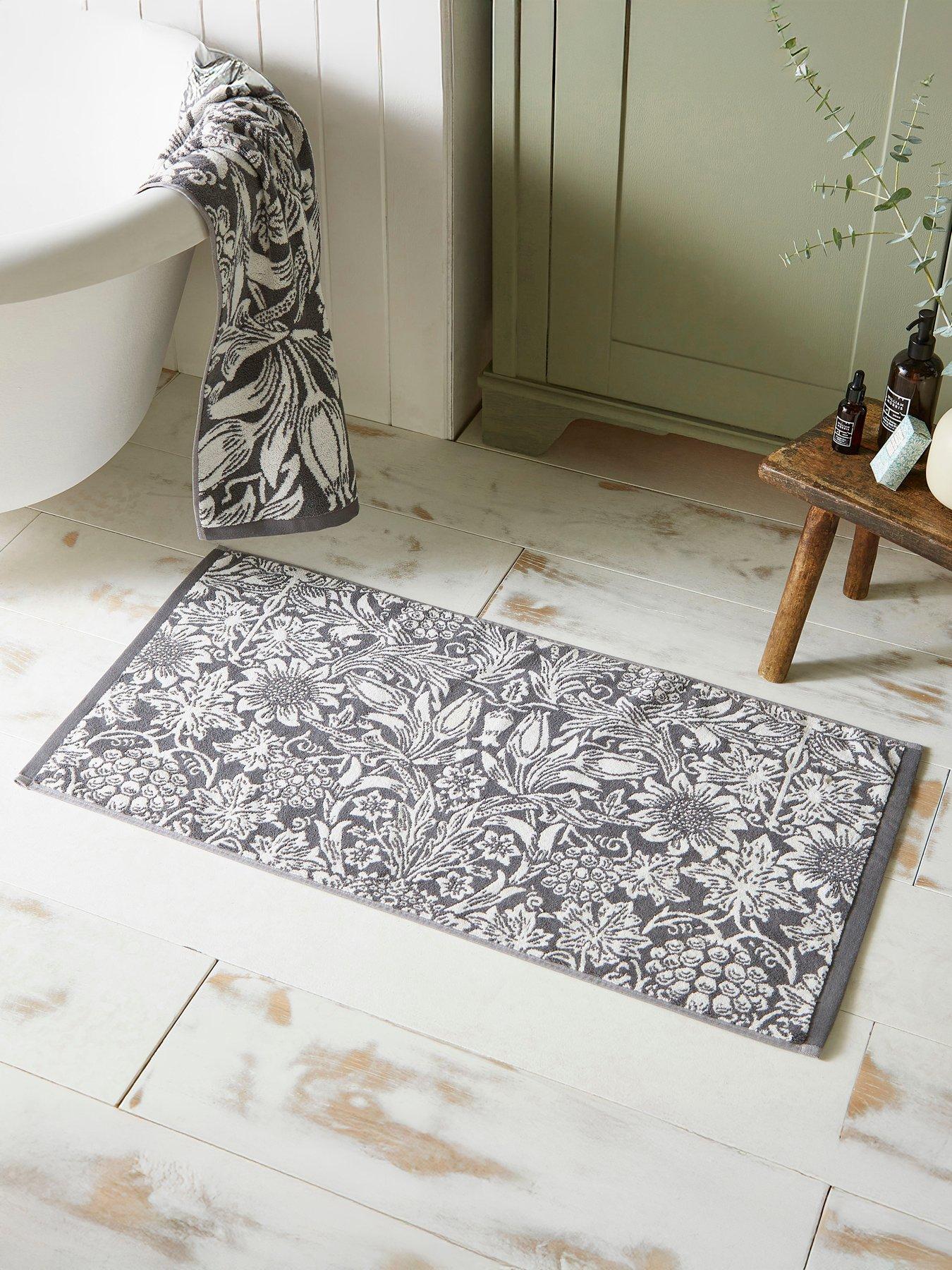William Morris at Home Sunflower 100% Cotton 50x90cm Bath Mat