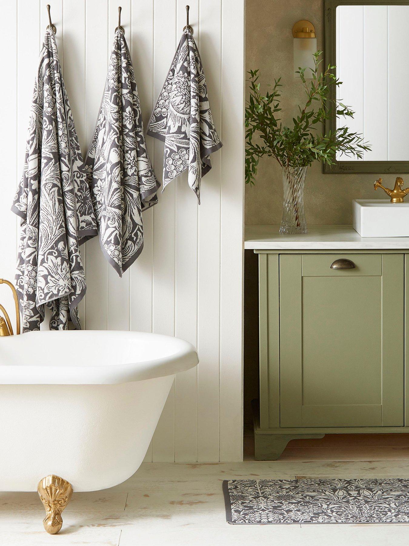 William Morris at Home Sunflower 100% Cotton 50x90cm Bath Mat