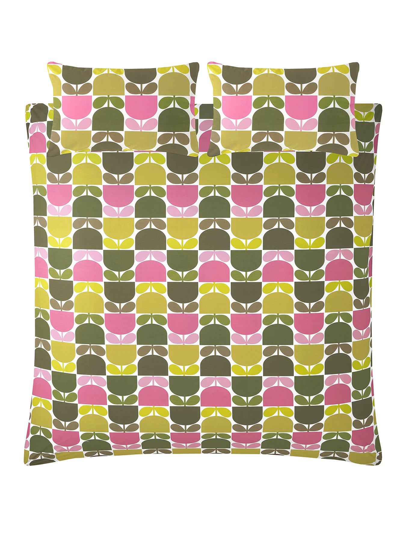 Image 2 of 4 of Orla Kiely Multi Block Stem 100% Cotton Multi Quilt Set