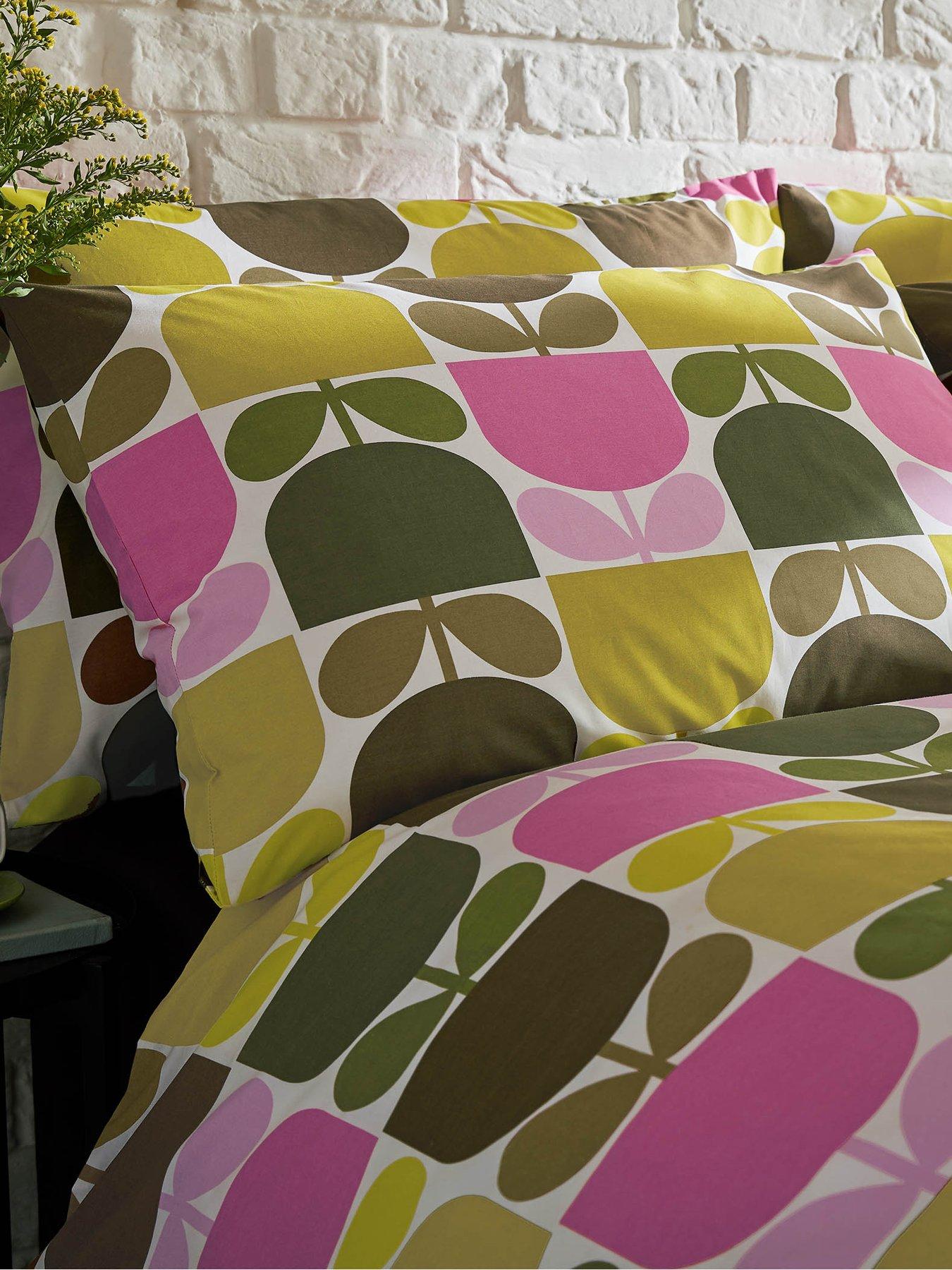 Image 3 of 4 of Orla Kiely Multi Block Stem 100% Cotton Multi Quilt Set