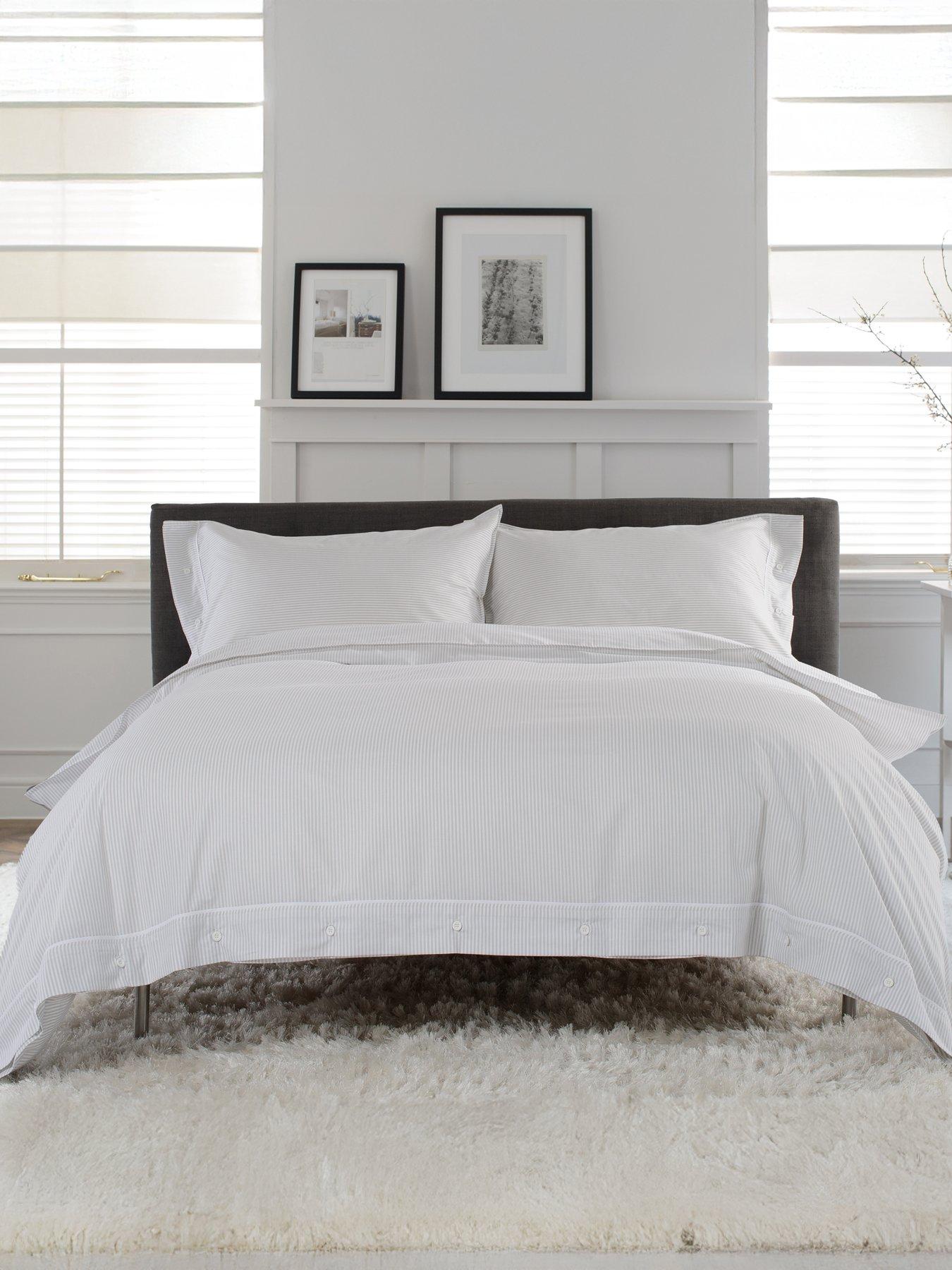 The Lyndon Co Tlc Southport King Duvet Set Grey/ White