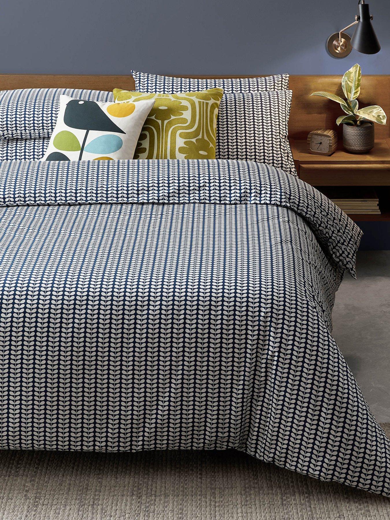 Orla Kiely Tiny Stem 100% Cotton Whale Quilt Cover