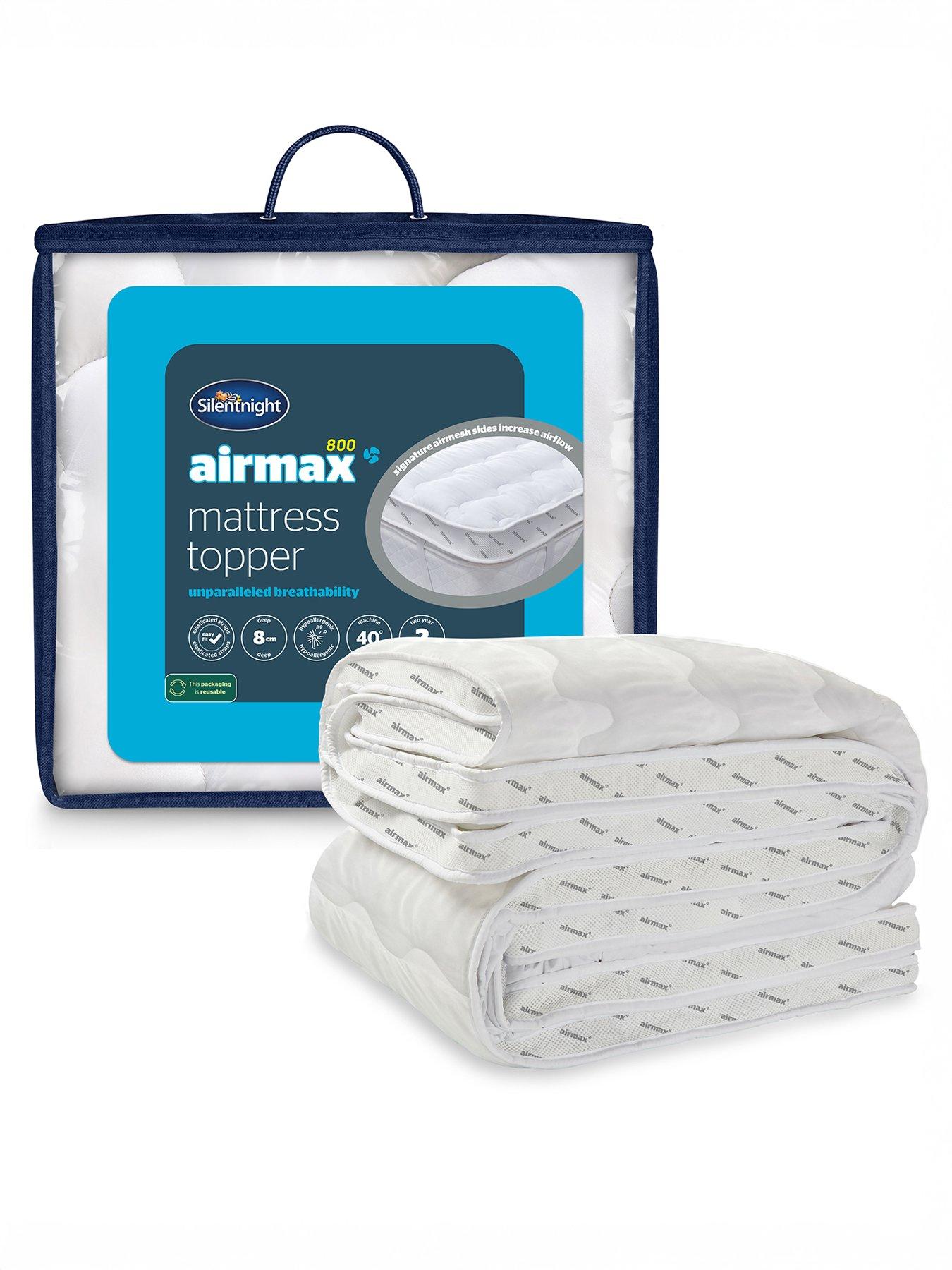 Silentnight Airmax 800 Mattress Topper White - Image 3