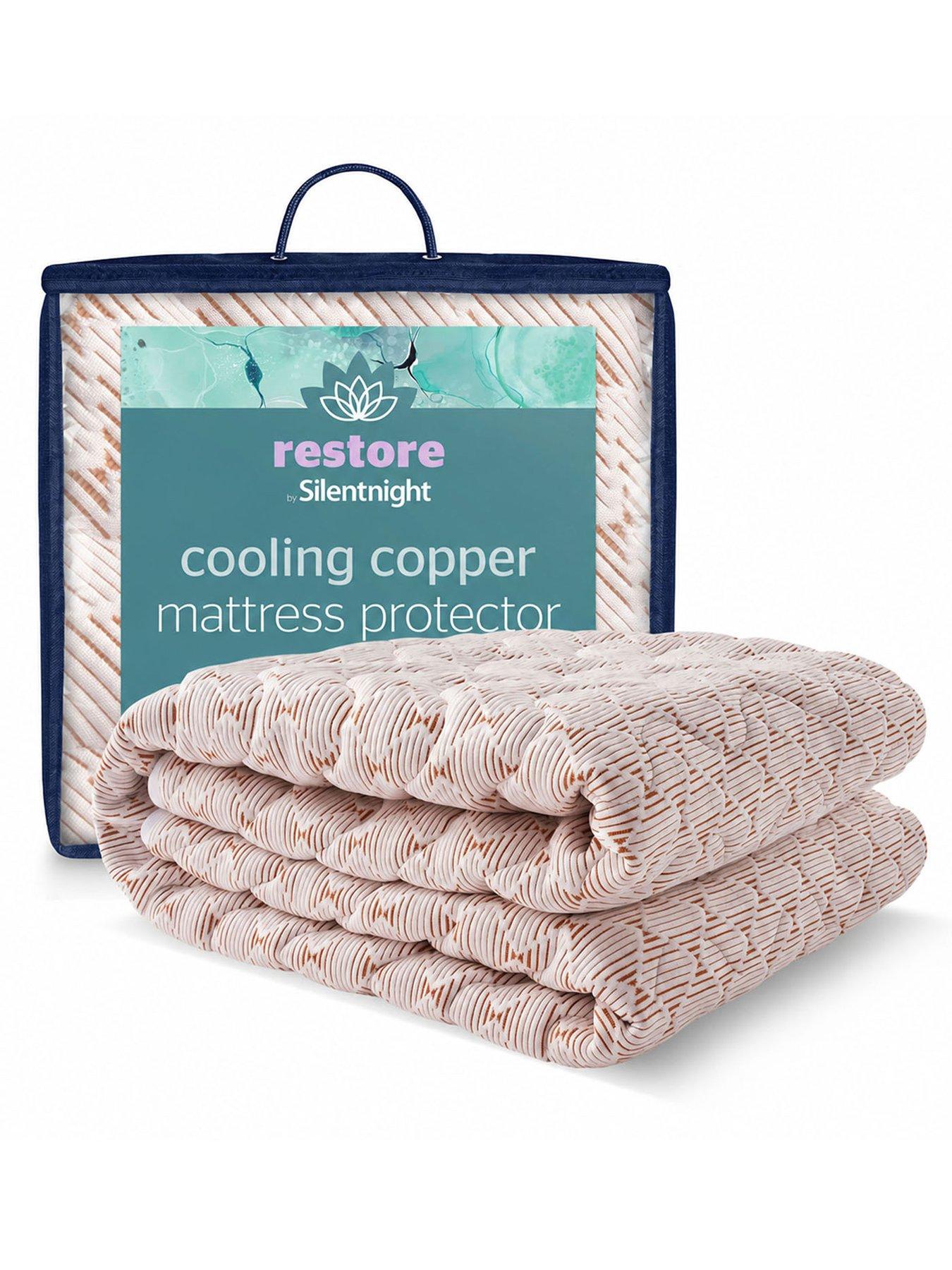 Image 1 of 7 of Silentnight Cooling Copper Extra Full Mattress Protector