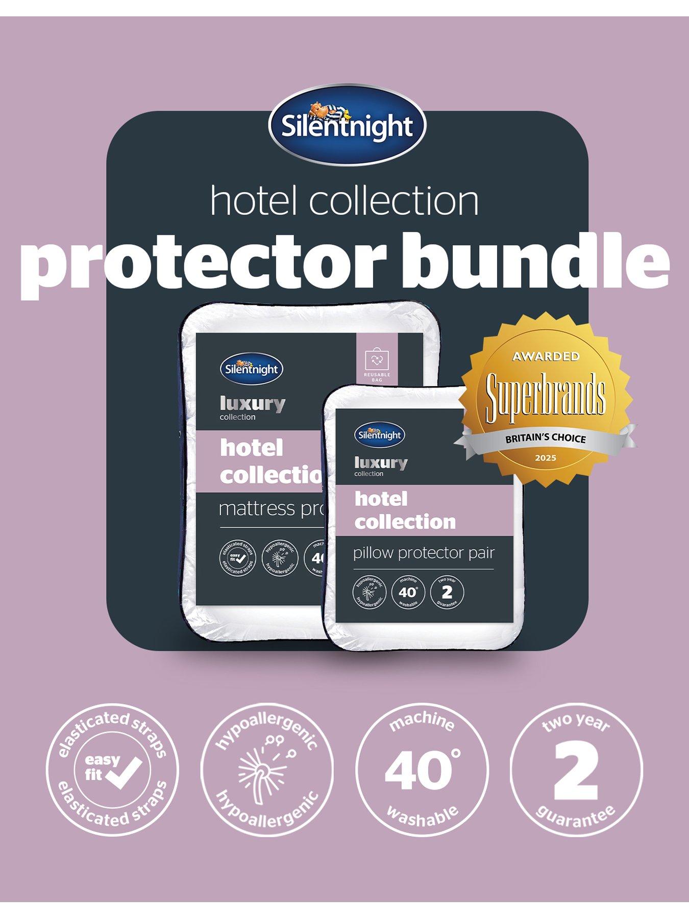 Image 7 of 7 of Silentnight Hotel Collection Mattress and Pillow Protector Bundle